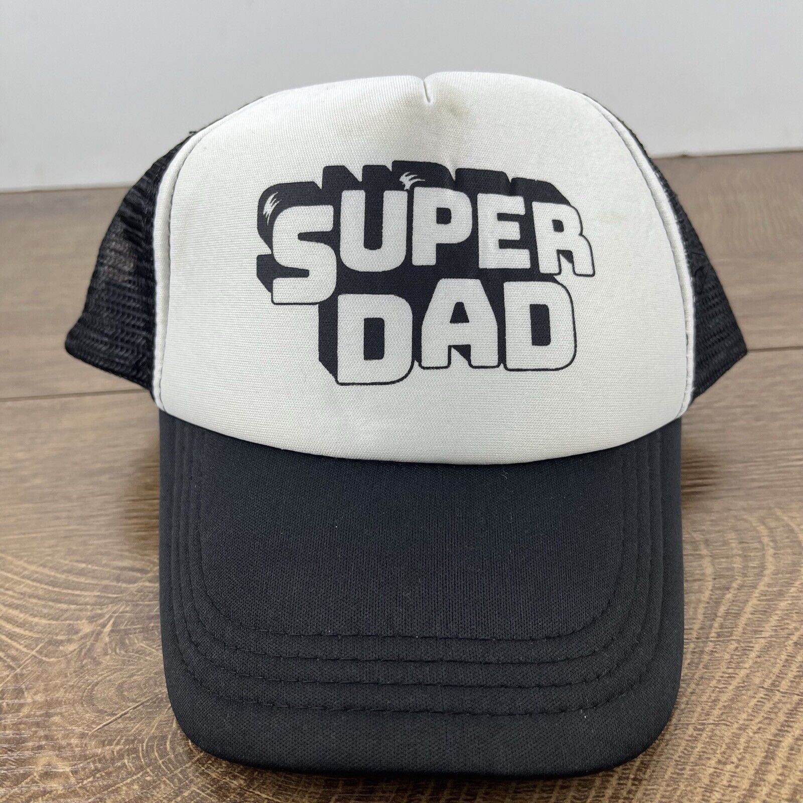 Other Super Dad Hat Super Dad Snapback Hat Black Cap Hat Adjustabl Size ONE SIZE - 6 Thumbnail