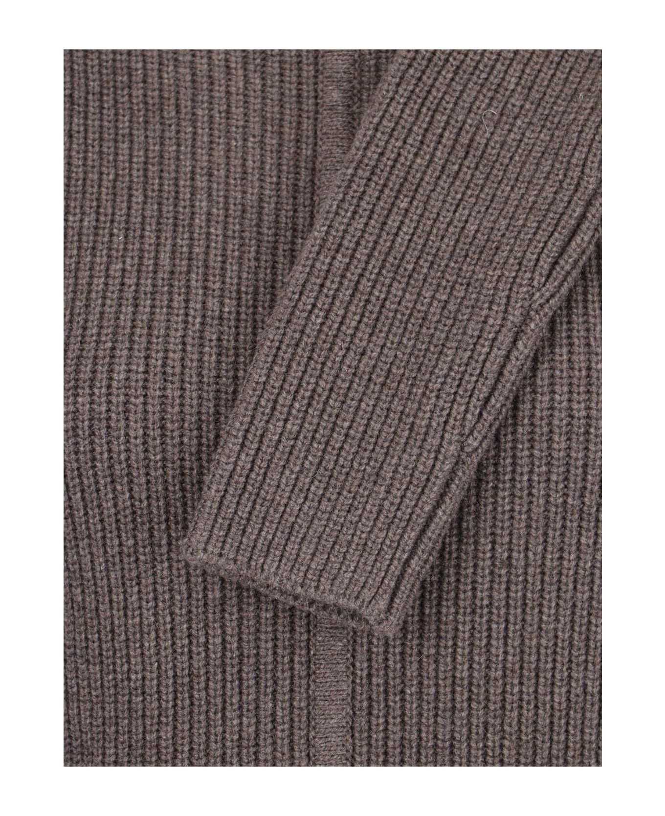 Rick Owens o1y0126 Cashmere Blend Sweater in Taupe Size M / US 6-8 / IT 42-44 - 5 Thumbnail