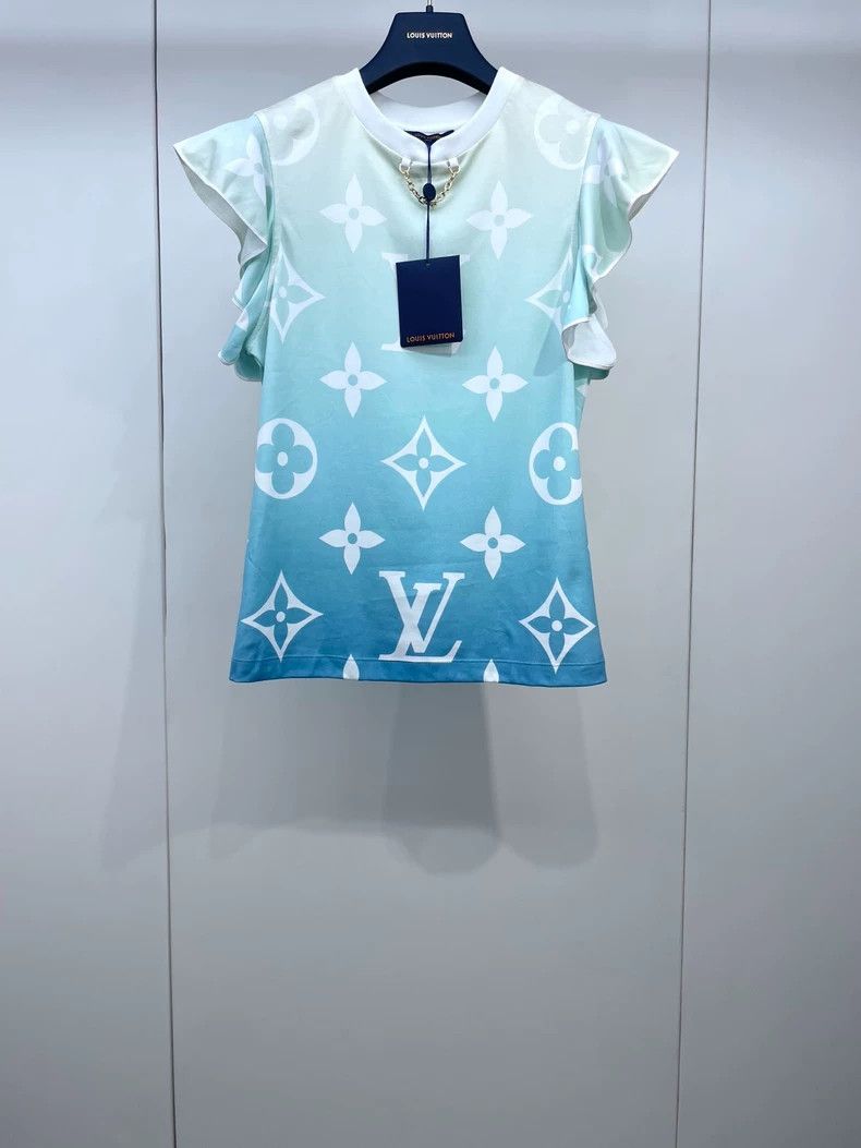 Louis Vuitton Louis Vuitton Presbyopic Gradient Lace short Sleeve Size S / US 4 / IT 40 - 1 Thumbnail