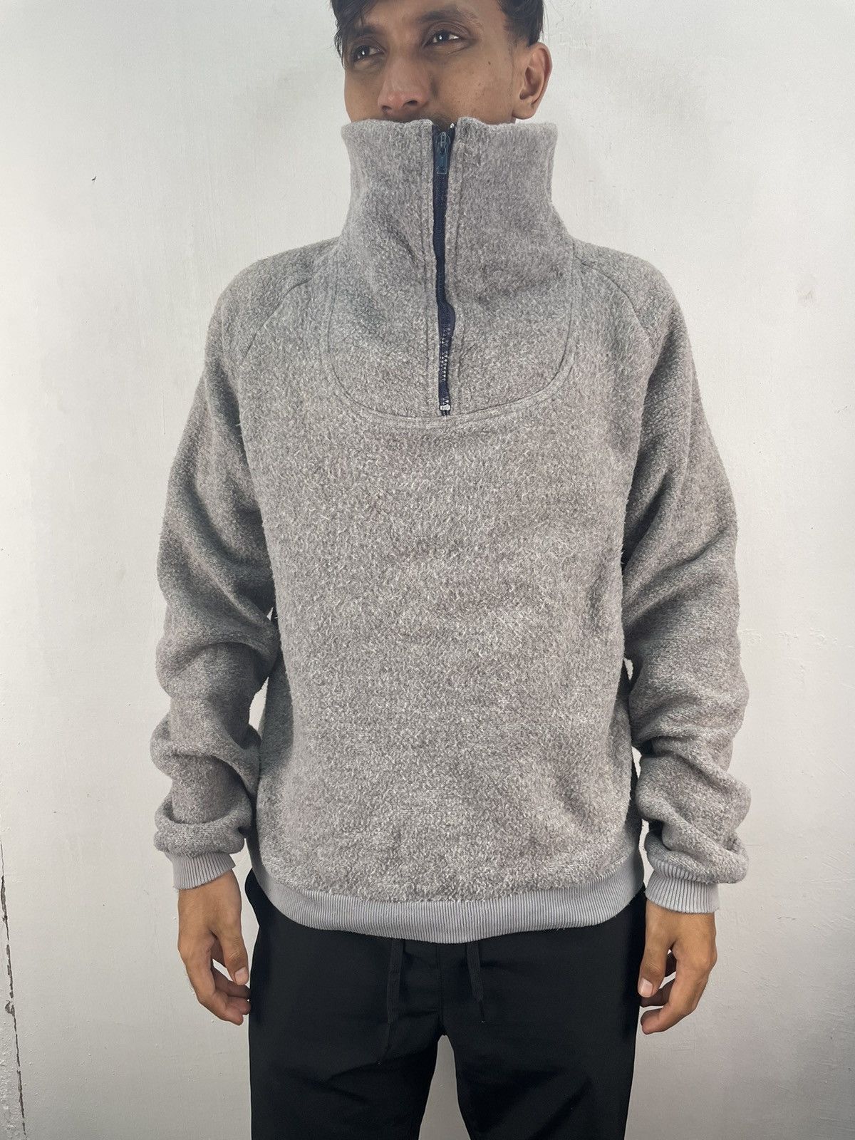 Patagonia × Vintage Vintage 70s Patagonia Quater Zip Fleece Pullover Sweater Size US L / EU 52-54 / 3 - 2 Thumbnail