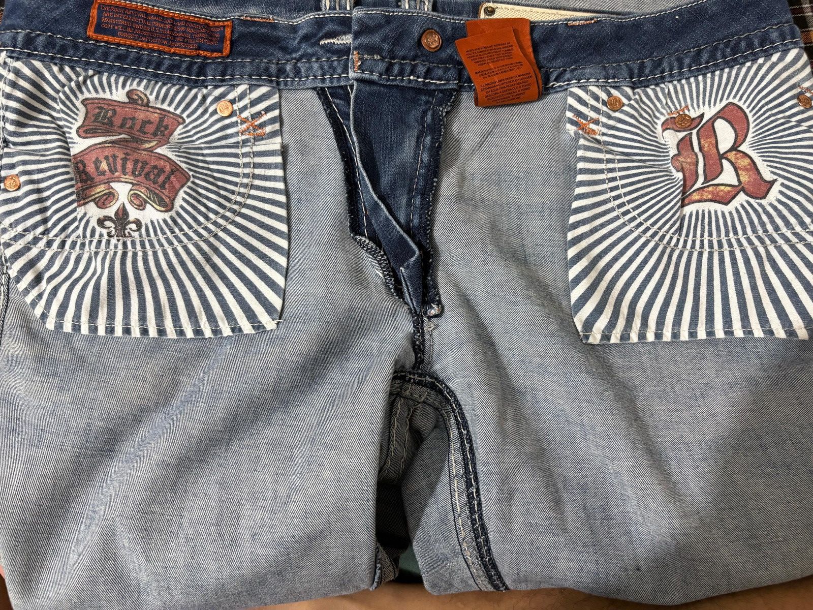 Rock Revival Rock Revival "Jacklyn Boot" Jeans - Size 33 (Fits 35-36) Size US 33 - 14 Thumbnail