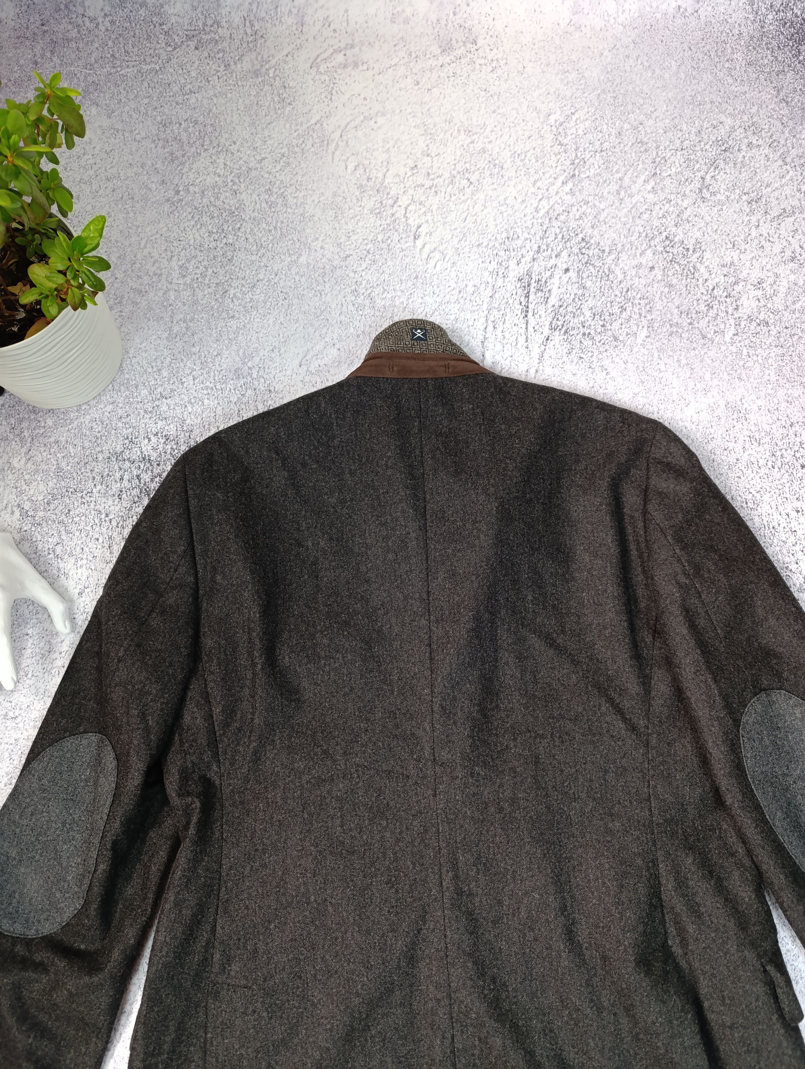 Hackett × Vitale Barberis Canonico HACKETT VITALE BARBERIS CANONICO WOOL BLAZER JACKET Size 42R - 14 Thumbnail