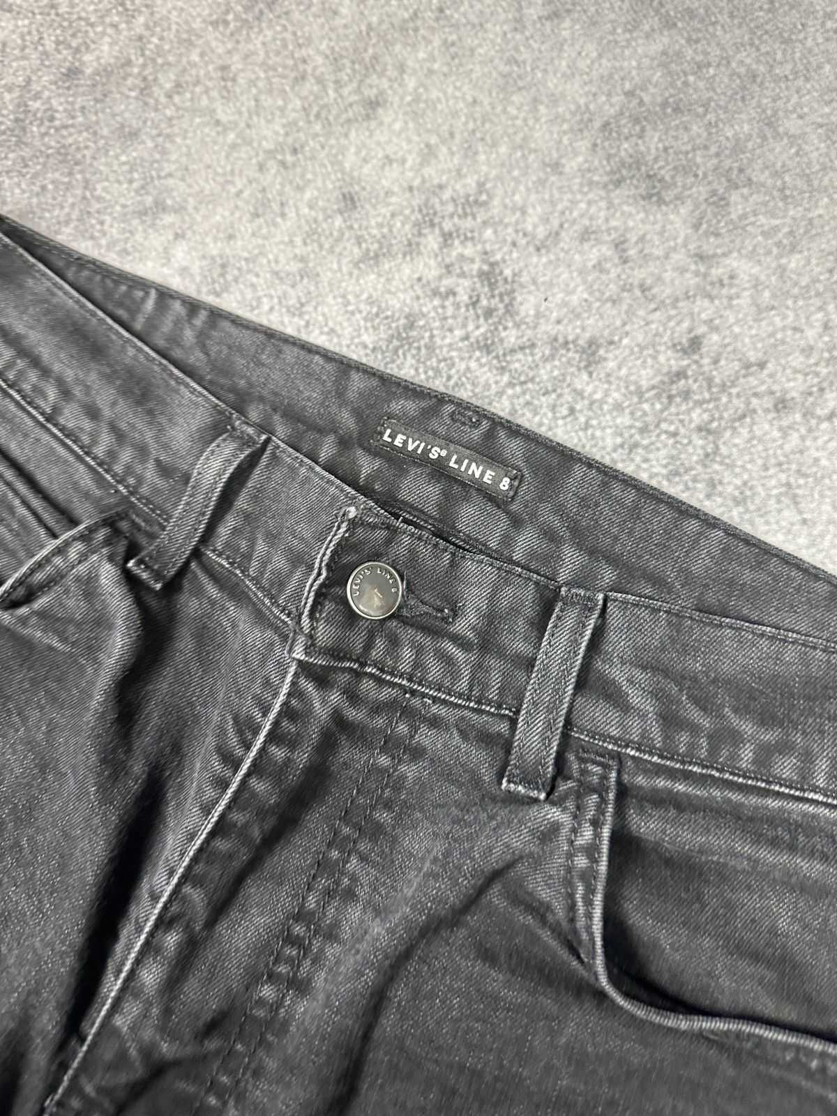 Levi's Y2K Vintage Levi’s Line 8 Custom Streetwear Trap Style USA Size US 33 - 4 Thumbnail