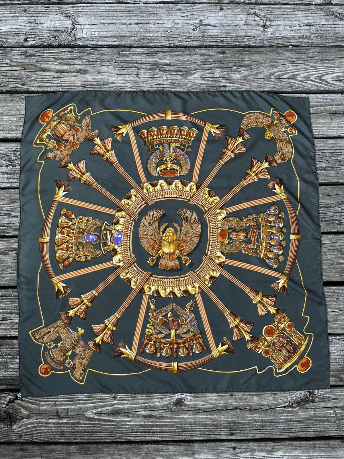 Hermes Vintage Hermes Ancient Egypt Silk Scarf Size ONE SIZE - 1 Thumbnail