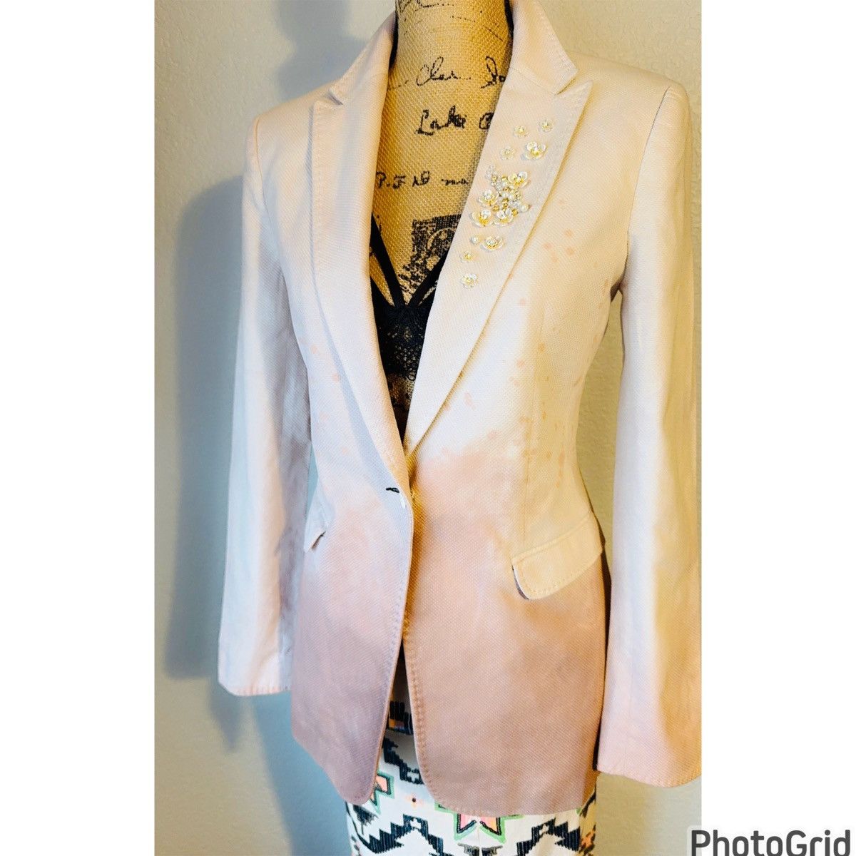 Rag & Bone Embellished Hand Painted Blazer Size M / US 6-8 / IT 42-44 - 1 Thumbnail
