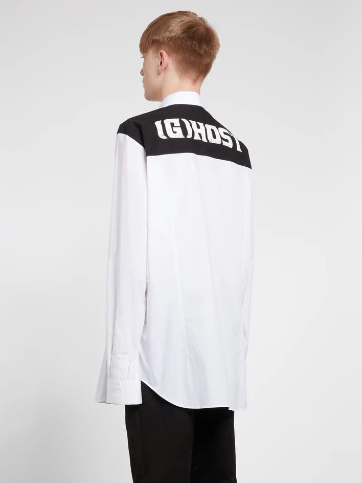 Raf Simons o1y0325 Oversize Shirt in White/Black Size US M / EU 48-50 / 2 - 4 Thumbnail