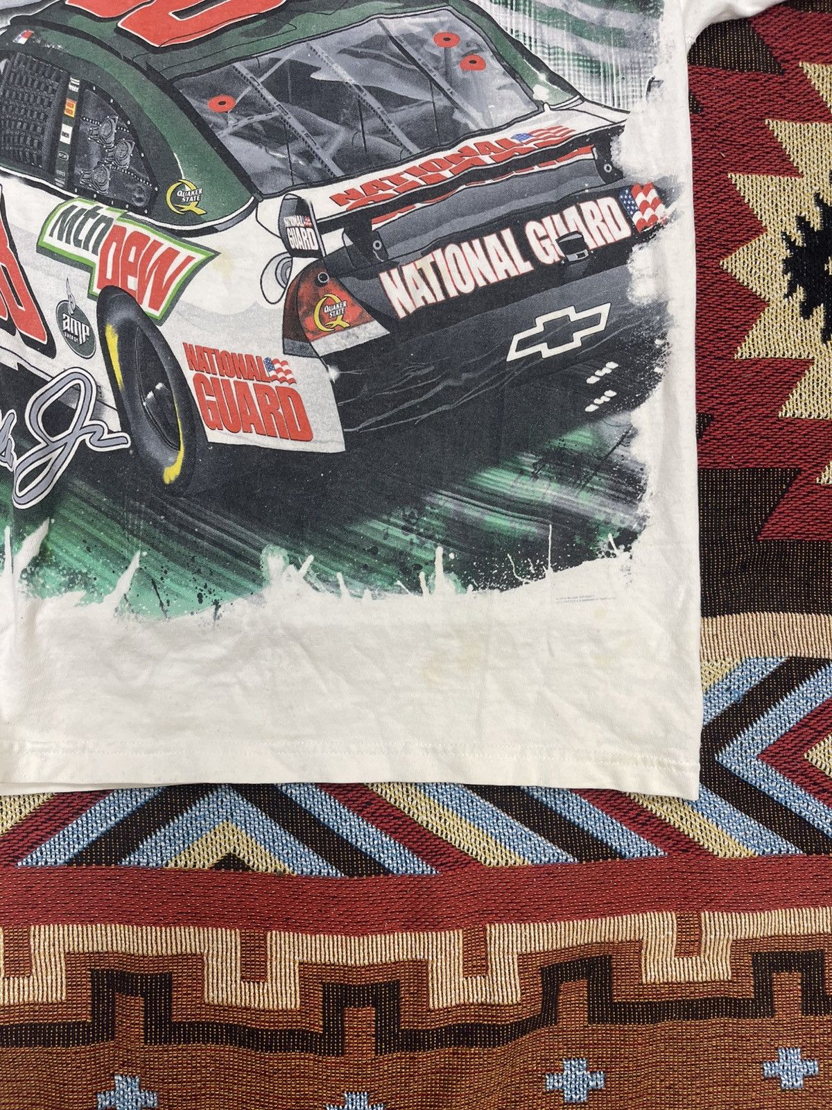 Chase Authentics × NASCAR Y2K NASCAR DALE JR RACE ALL OVER PRINT TEE Size US L / EU 52-54 / 3 - 4 Thumbnail