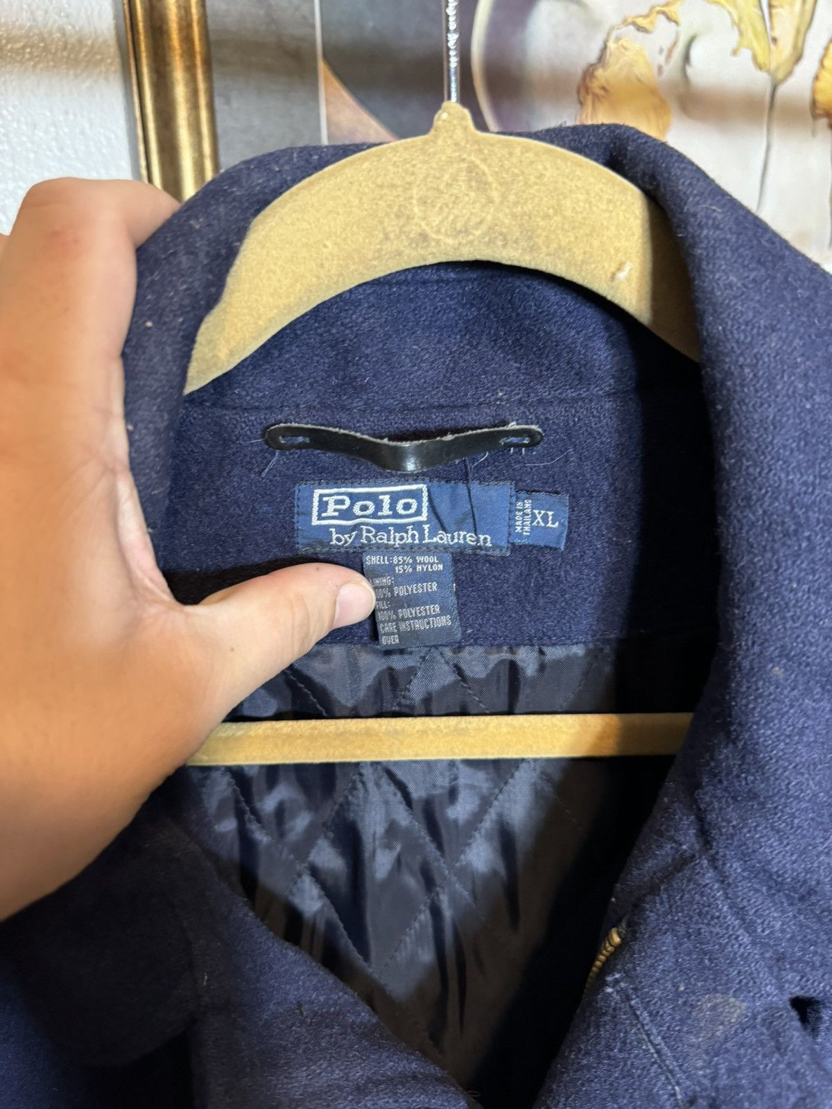 Polo Ralph Lauren × Vintage Vintage Ralph Lauren Wool Peacoat Size US XL / EU 56 / 4 - 6 Thumbnail