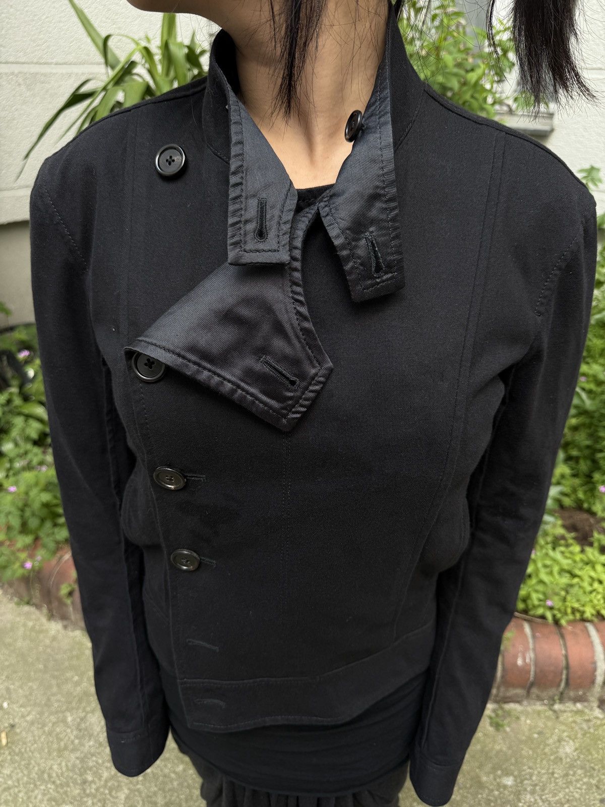 Ann Demeulemeester Ann Demeulemeester buttons biker jacket Size XXS / US 00 / IT 34 - 5 Thumbnail