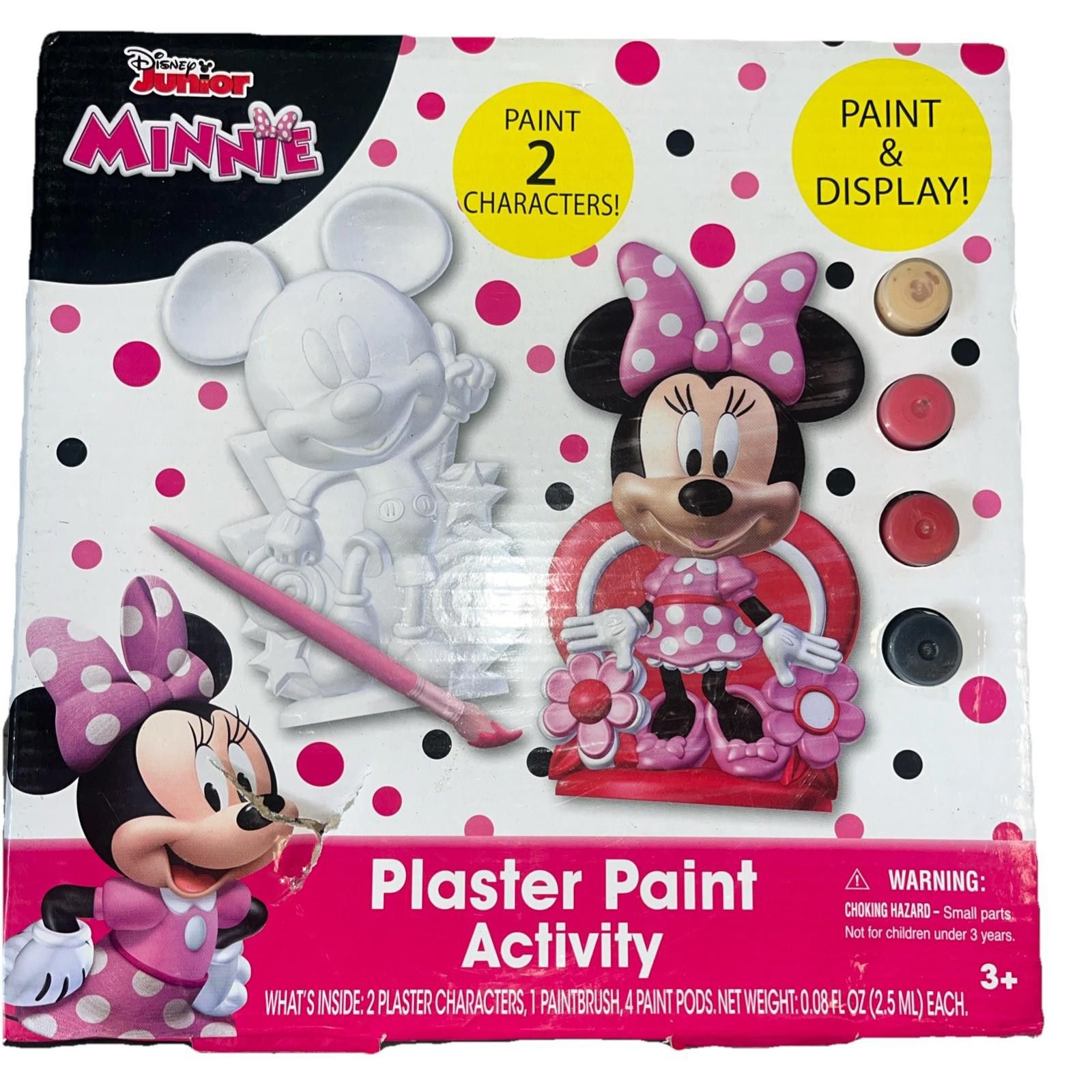 Other New in Box Disney Junior Minnie Mickey Mouse Plaster Paint Size ONE SIZE - 1 Thumbnail