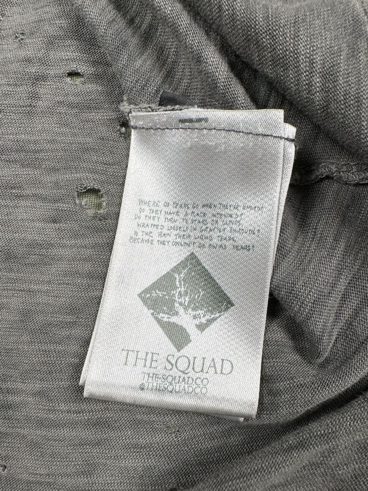 The Squad Distressed Elongated Hem Tee Size US M / EU 48-50 / 2 - 8 Thumbnail