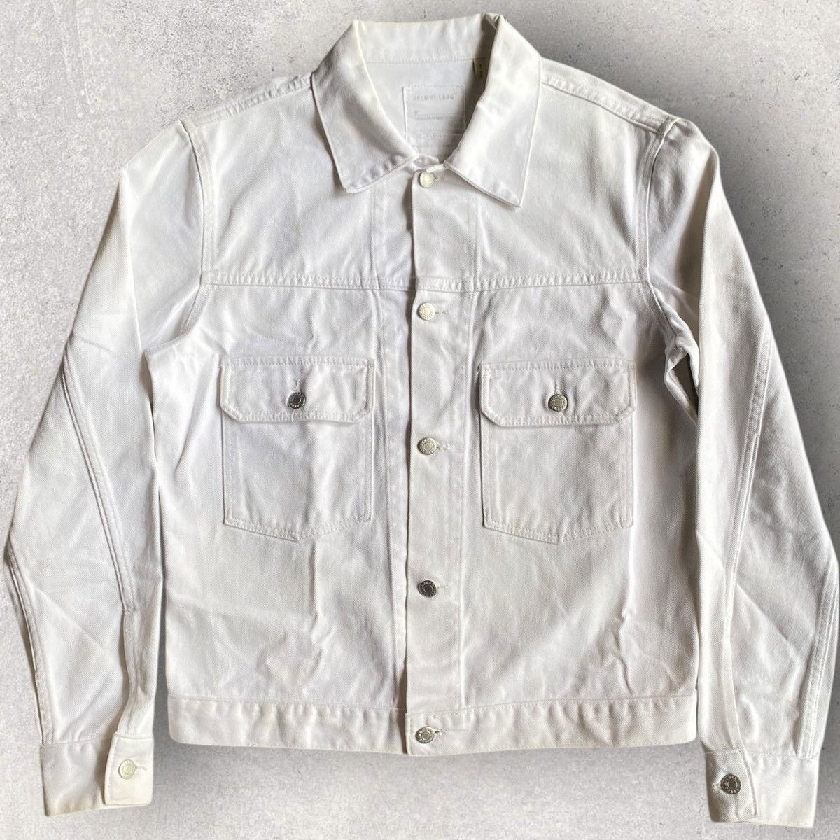 Helmut Lang 1999 Archive Low Two Pocket Denim Trucker Size US S / EU 44-46 / 1 - 2 Thumbnail