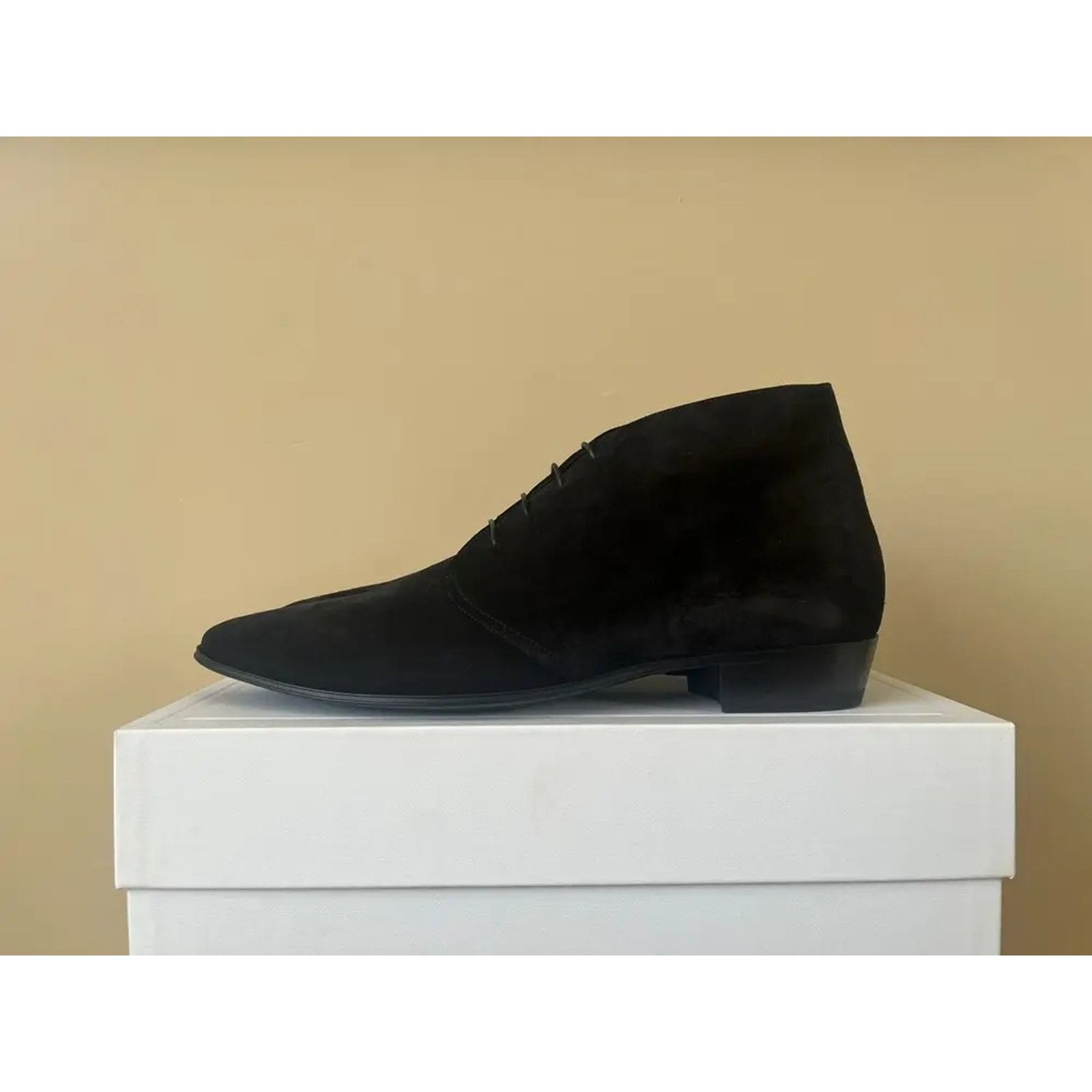 Celine o1rshd1 Desert 30 Boots in Suede in Black 41.5 Size US 8.5 / EU 41-42 - 12 Thumbnail