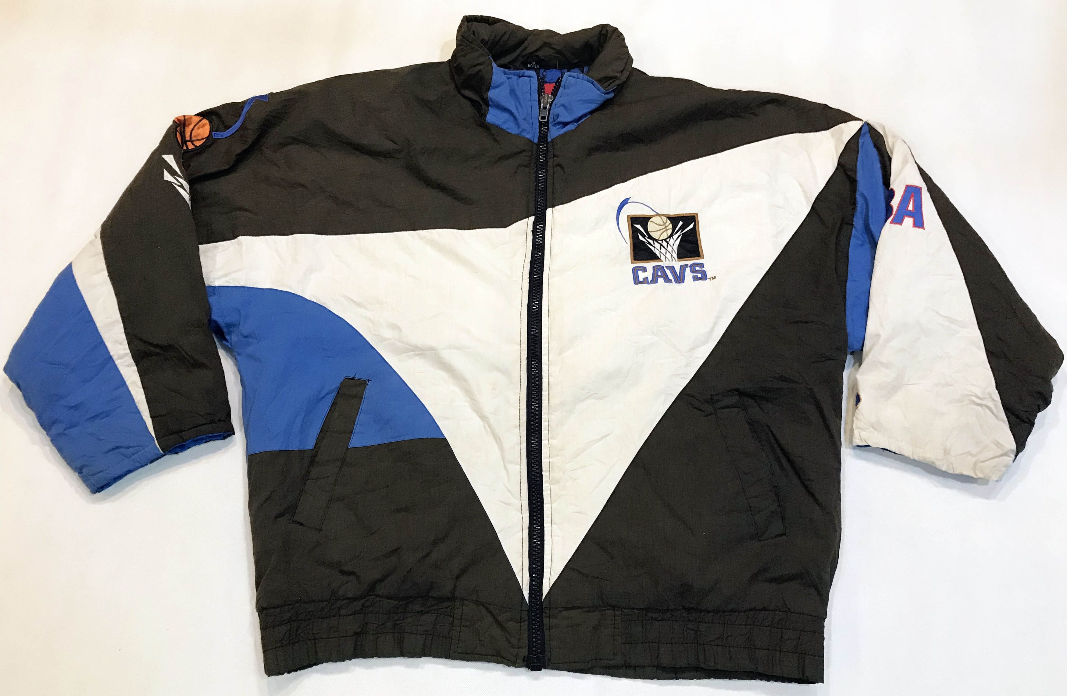 NBA × Pro Player × Vintage Vtg Pro Player NBA Cleveland Cavaliers Cavs Full Zip Jacket Size US M / EU 48-50 / 2 - 1 Thumbnail