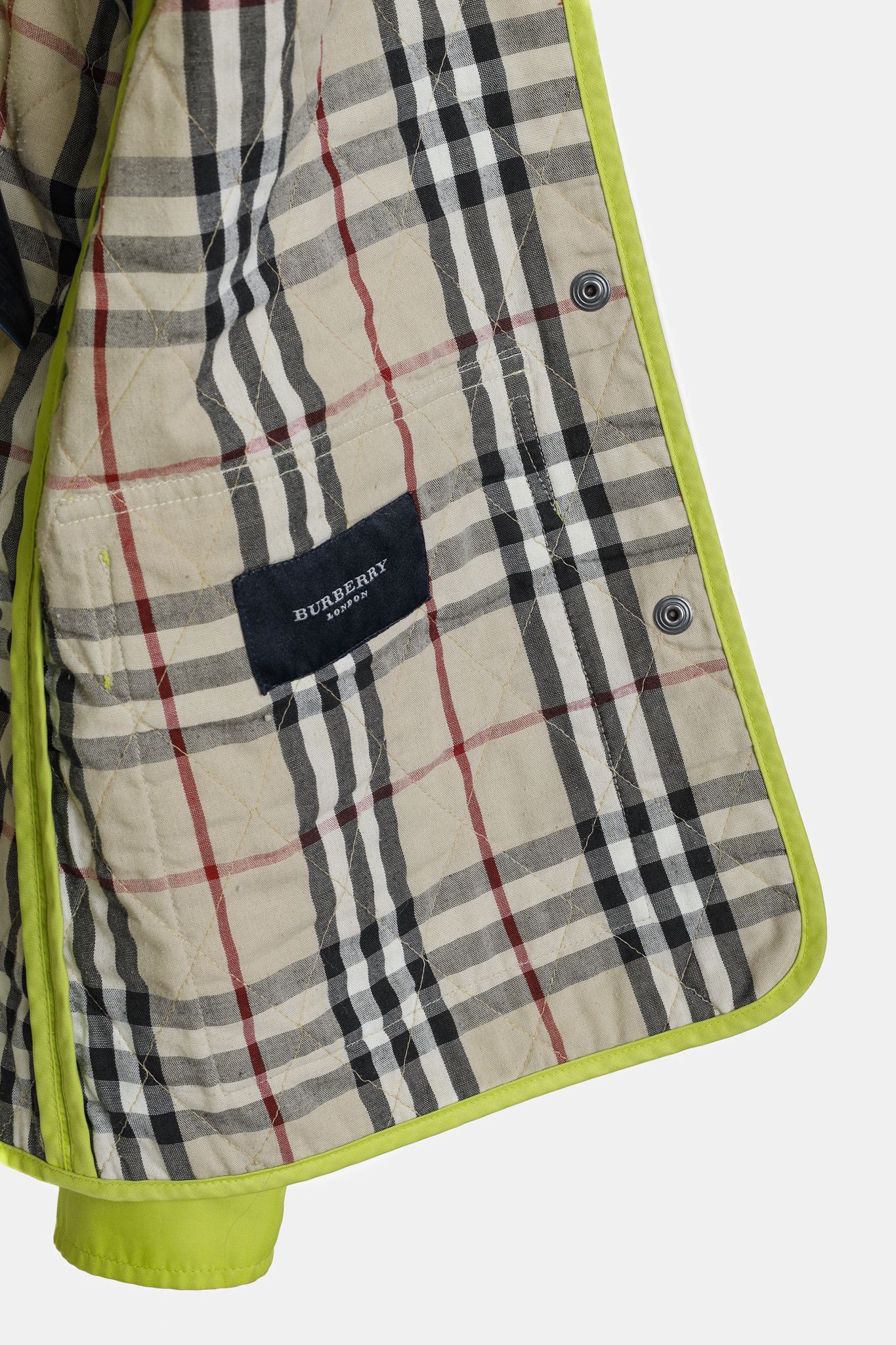 Burberry Burberry Neon Yellow Quilted Short Jacket Size M / US 6-8 / IT 42-44 - 9 Thumbnail