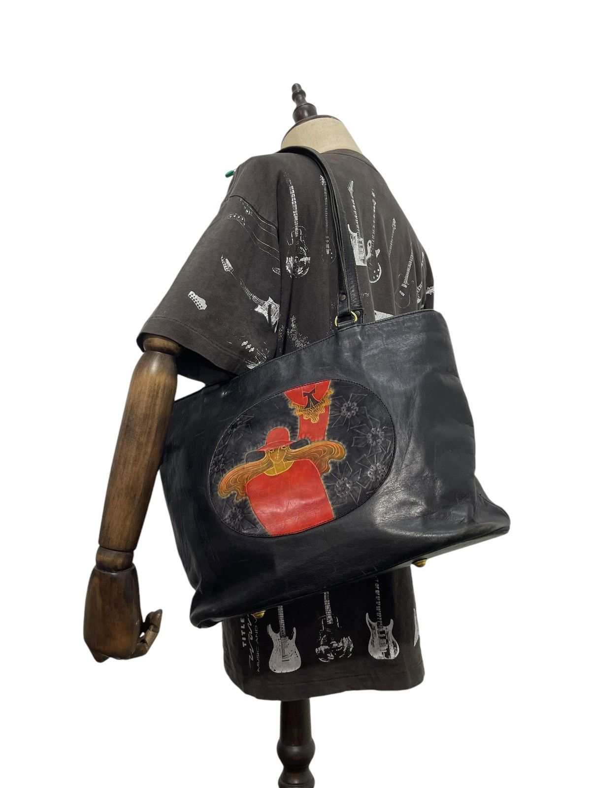 Italian Designers × Leather Vintage Jacono Parma Shoulder