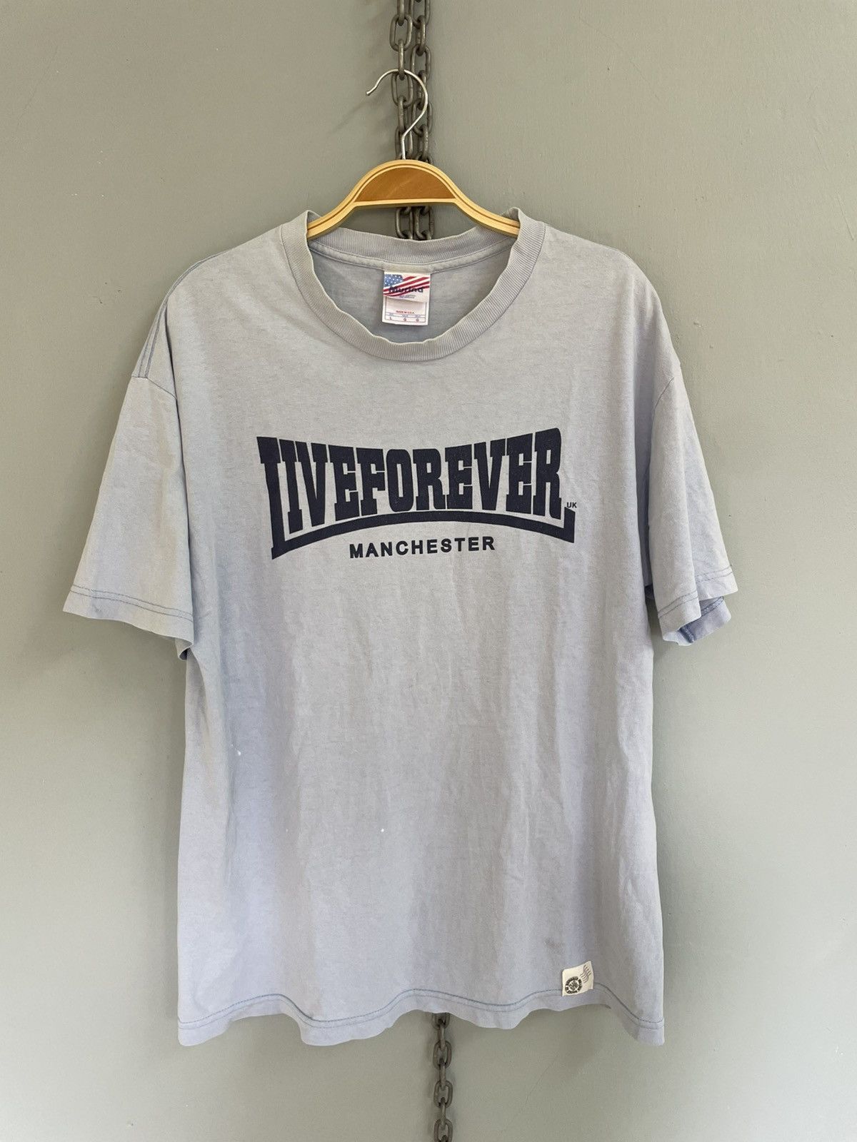 Band Tees Vintage Y2K Oasis Liveforever Manchester band t shirt Size US L / EU 52-54 / 3 - 1 Thumbnail