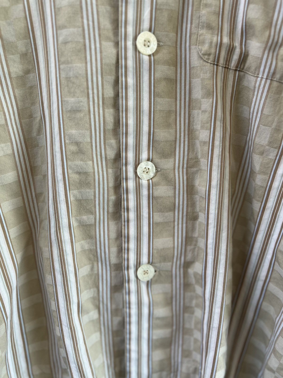 Celine × Vintage Vintage Early 90s Celine Pajamas Shirt Sz Medium Size M / US 6-8 / IT 42-44 - 12 Thumbnail