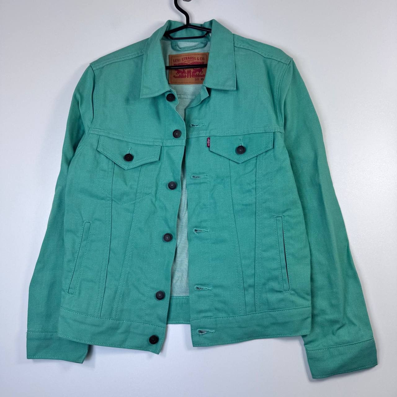Levi's Levis Trucker Jacket Womens Denim Button Up Classic Jean XS Size XS / US 0-2 / IT 36-38 - 2 Thumbnail
