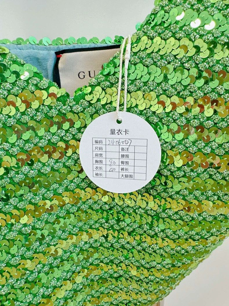 Gucci Gucci Green sequin vest Size XS / US 0-2 / IT 36-38 - 4 Thumbnail
