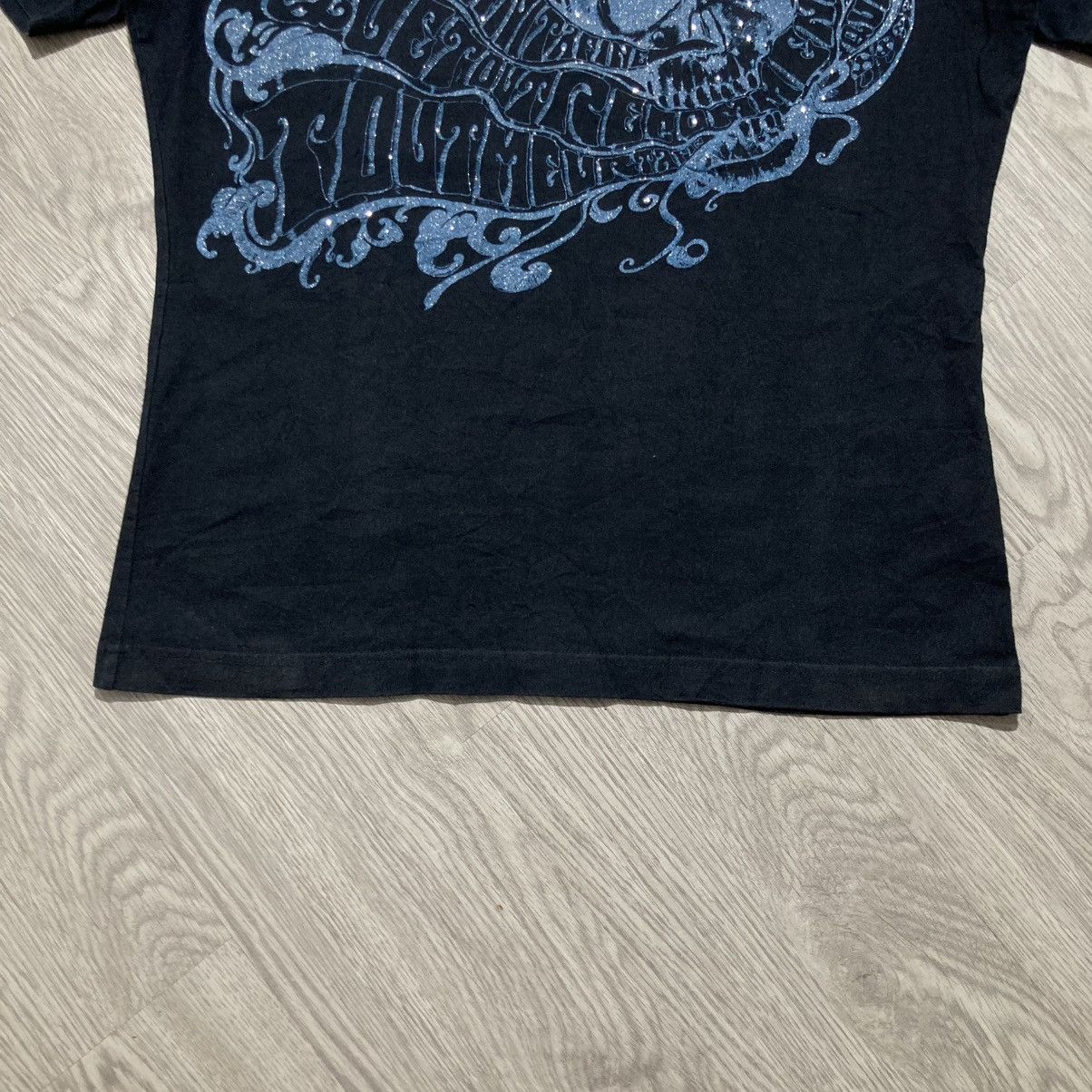 20471120 2000s Armee Skull Ghost Punk Logo Tee Gothic Grunge Style Size US M / EU 48-50 / 2 - 11 Thumbnail