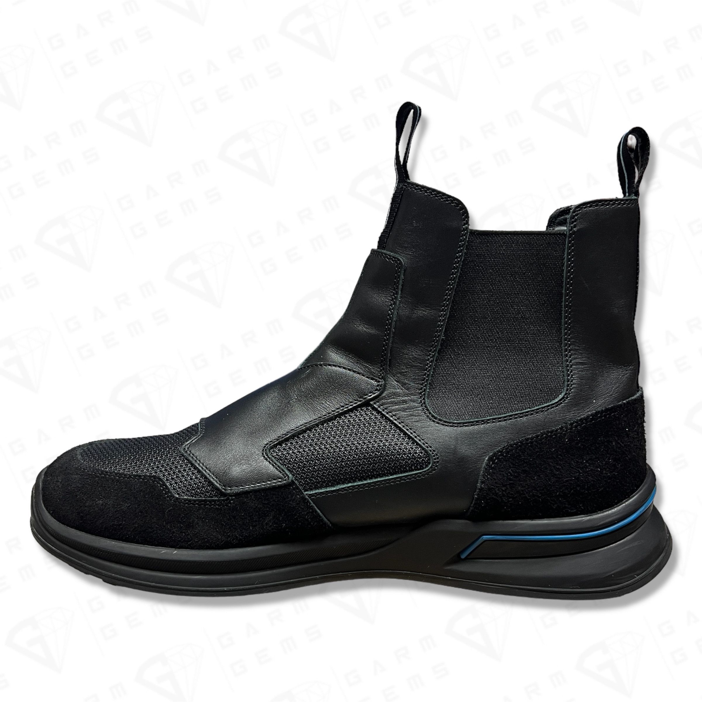 Prada Prada Mechano High Top Trainers Size US 10 / EU 43 - 3 Thumbnail