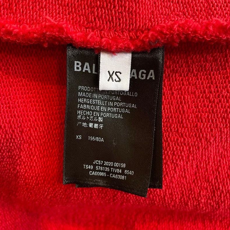 Balenciaga Balenciaga Red Sweatshirt Size US XS / EU 42 / 0 - 5 Thumbnail