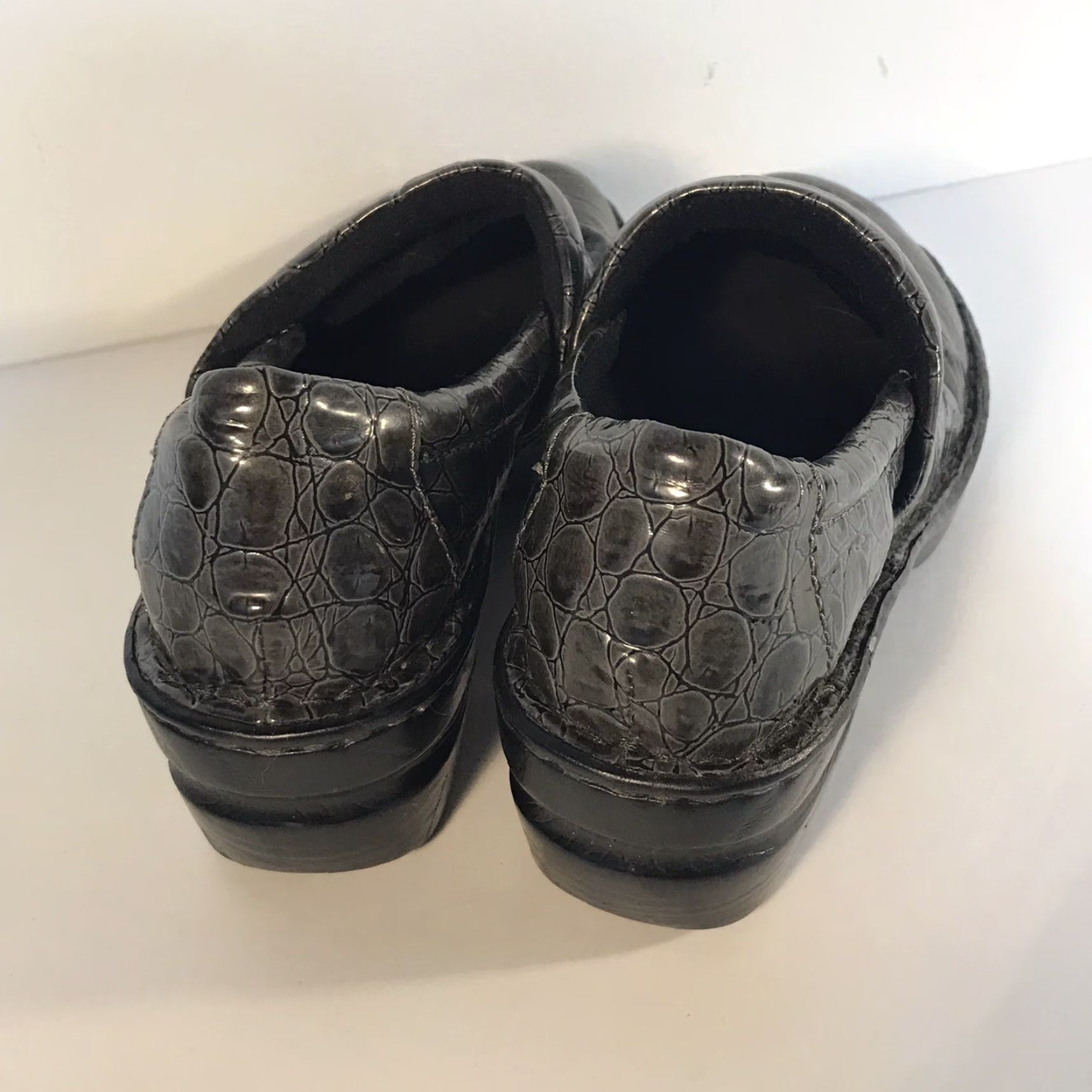 Born Born Concept Women's Wedge Clogs Size 8.5M Pewter Casual Comfort Fall Spring Summer Winter Size US 8.5 / IT 38.5 - 4 Thumbnail
