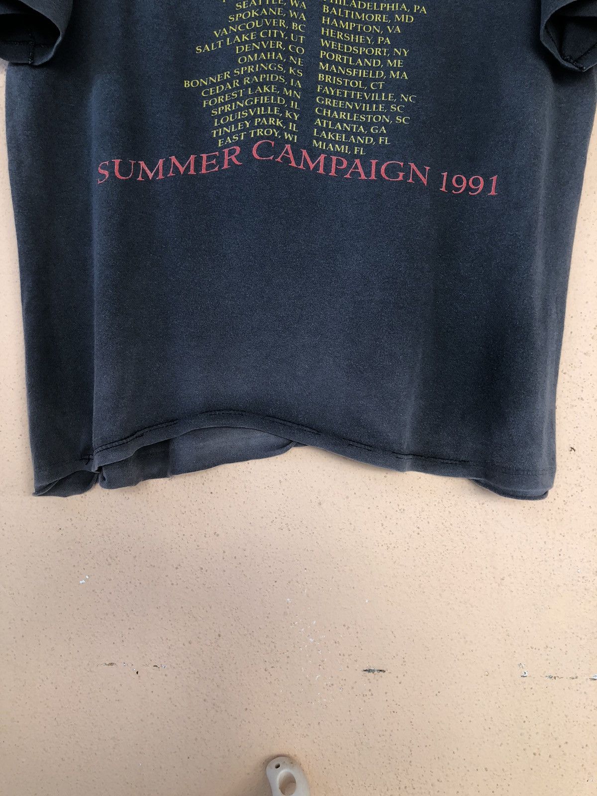 Band Tees × Slayer × Vintage Thrashed 🔥 SLAYER Vintage 90s Tee Size US L / EU 52-54 / 3 - 13 Thumbnail