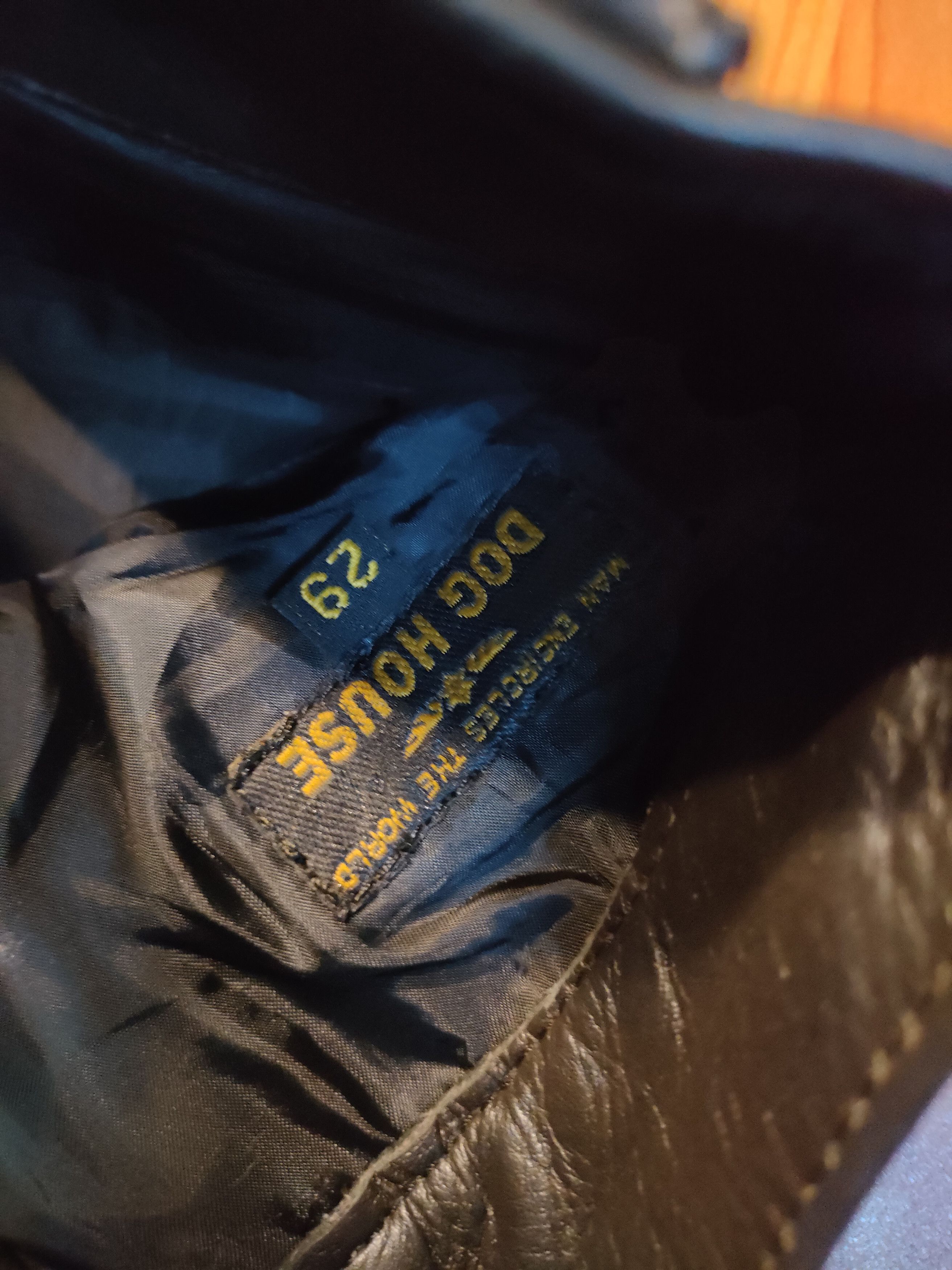 Japanese Brand Dog House Leather Pants Size US 29 - 5 Thumbnail