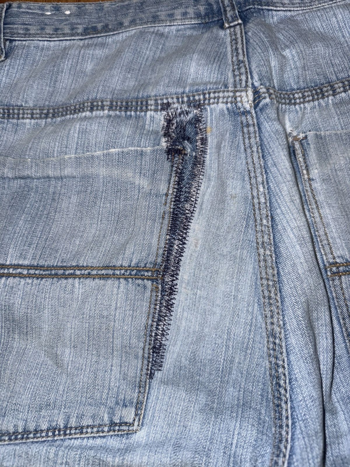 Ecko Unltd. patch work light blue foundry carpenter shorts Size US 36 / EU 52 - 5 Thumbnail