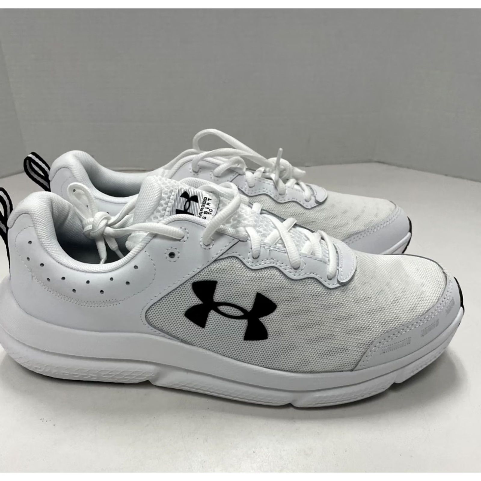 Under Armour UNDER ARMOUR CHARGED ASSERT 10 SNEAKERS MEN'S SIZE 11 WHITE Size US 11 / EU 44 - 3 Thumbnail