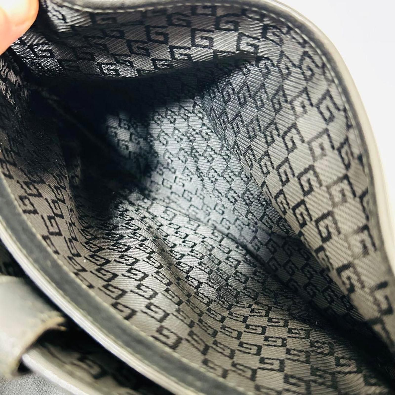Gucci Gucci - Black Canvas Leather Shoulder Bag Size ONE SIZE - 5 Thumbnail