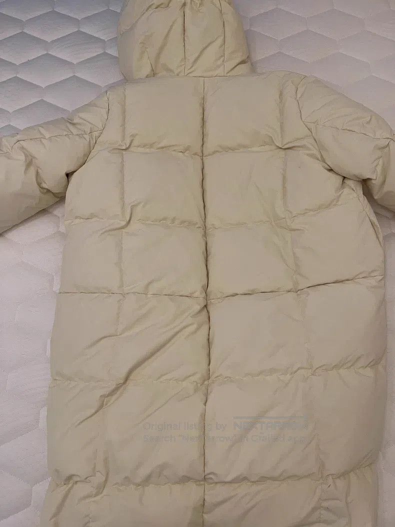 Jil Sander Jil Sander size 36 Cream Windproof Long Down Coat Size S / US 4 / IT 40 - 3 Thumbnail