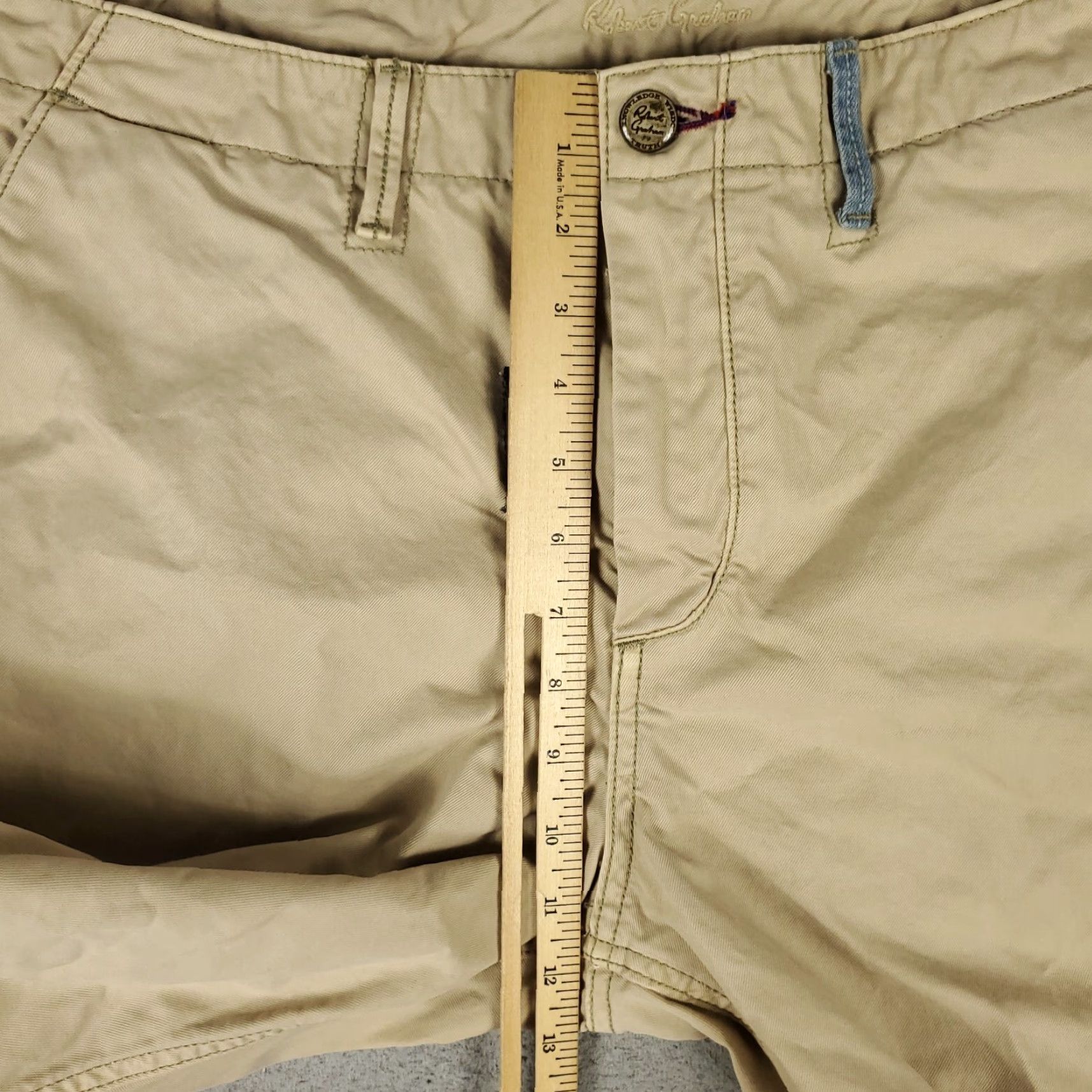 Robert Graham VINTAGE Robert Graham Jeans Mens Size 40x34 Straight Leg Pants Beige Classic 90s Men's Size US 40 / EU 56 - 4 Thumbnail