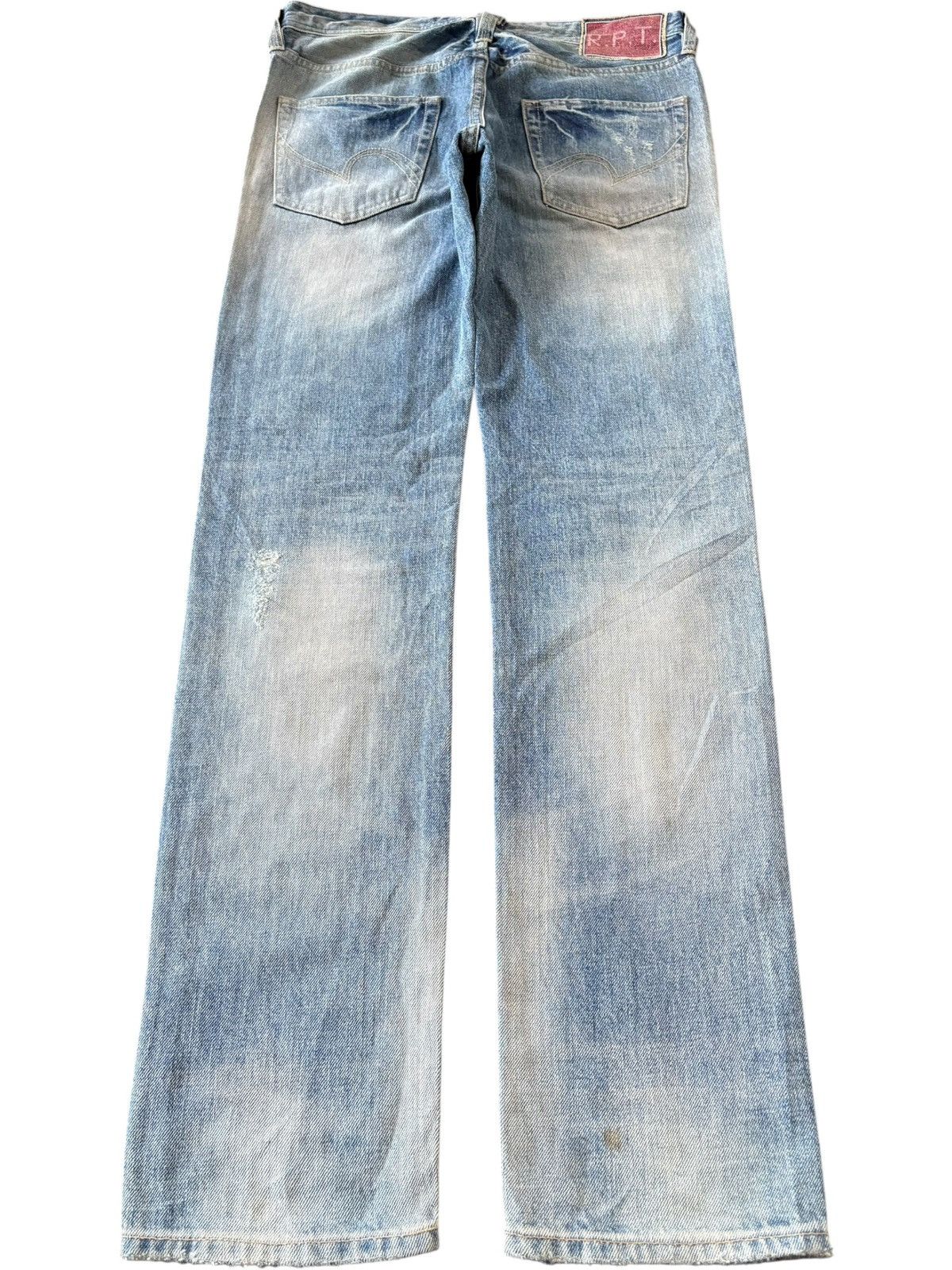 If Six Was Nine Vintage Japanese Rupert Mud Wash Distressed Jeans Size US 32 / EU 48 - 2 Thumbnail