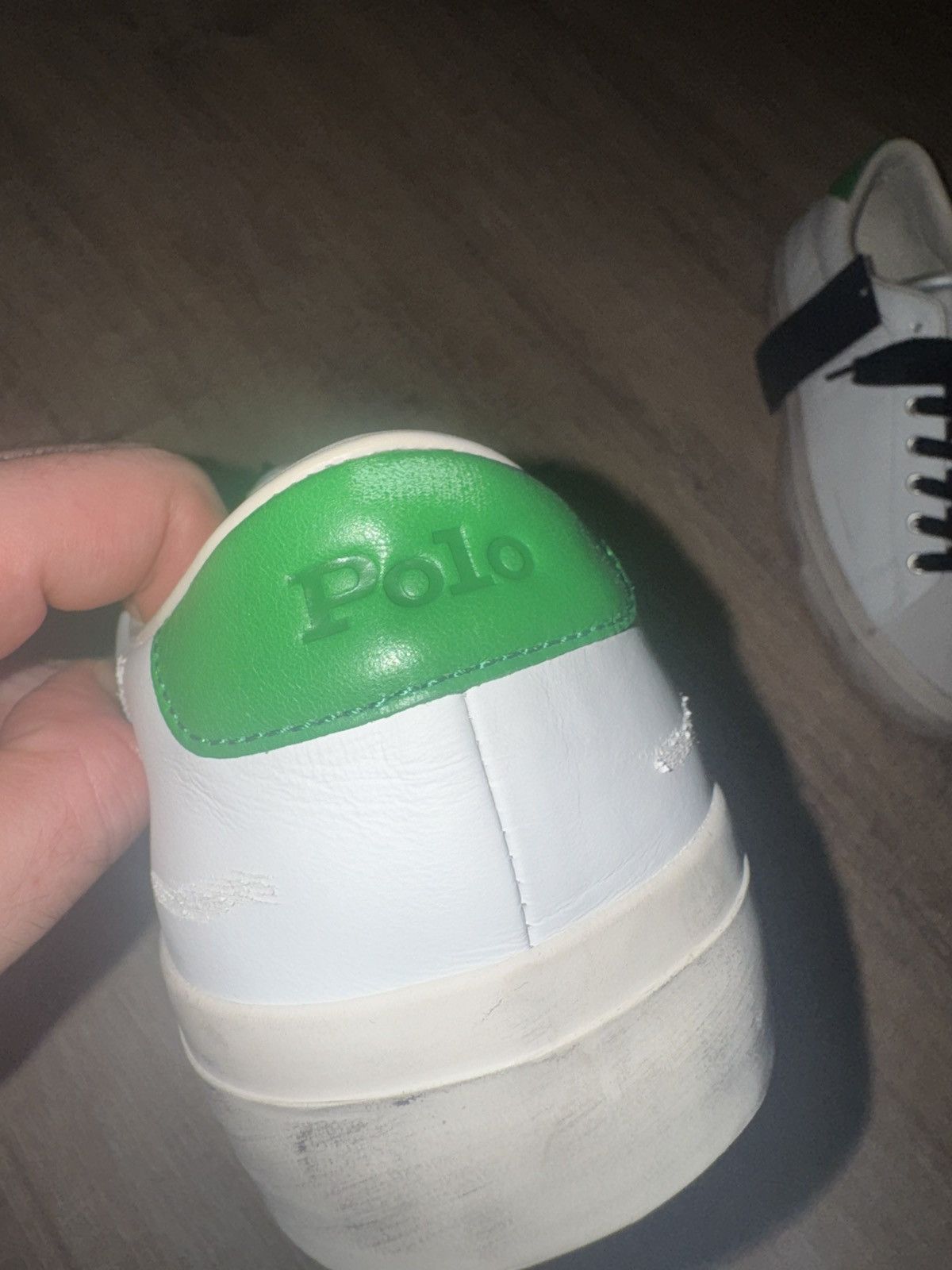 Polo Ralph Lauren Polo Ralph Lauren White Leather Trainers Size 43 27,5 cm Size US 10 / EU 43 - 7 Thumbnail