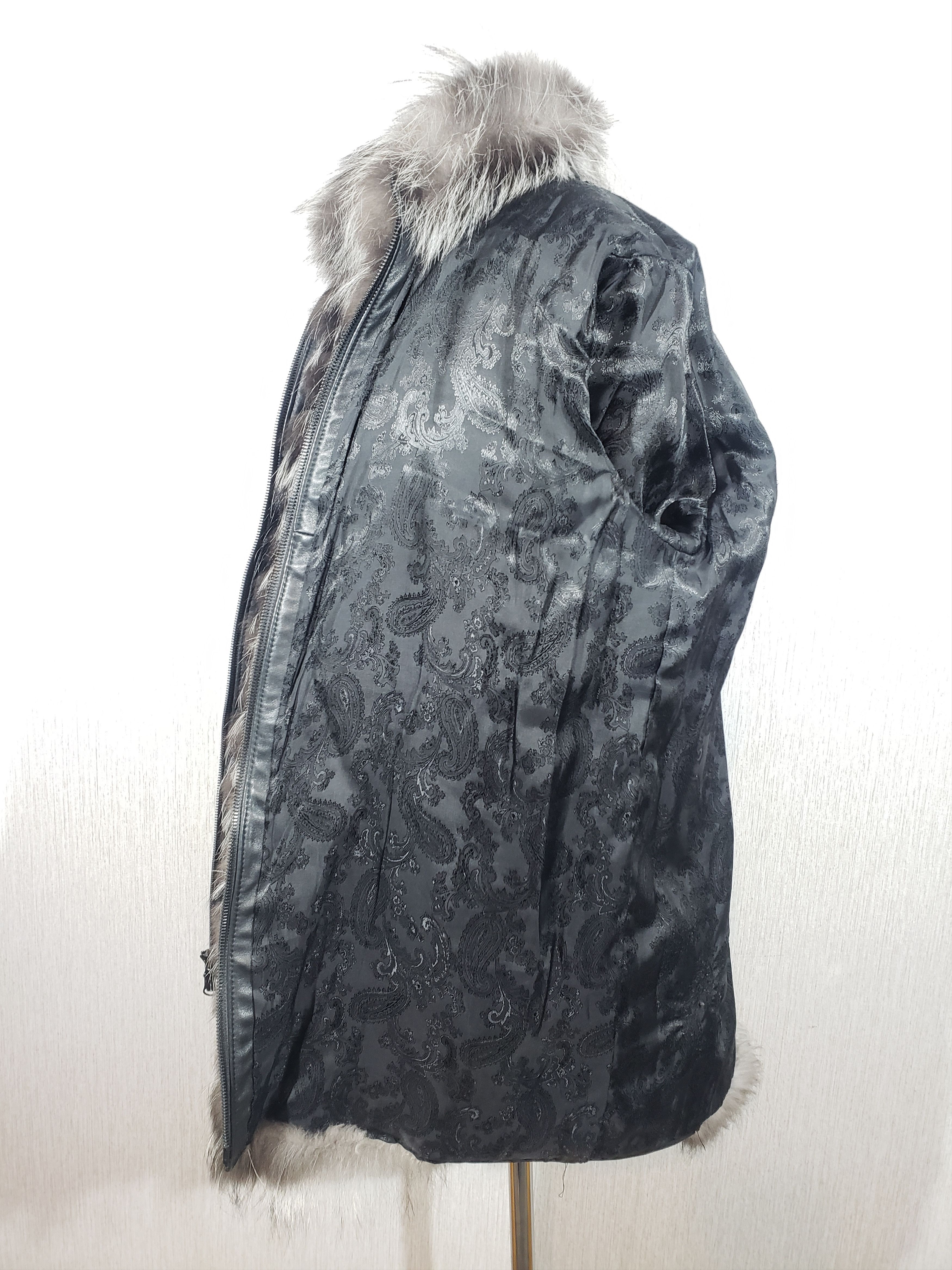Furla Women's warm fur jacket. Size L / US 10 / IT 46 - 7 Thumbnail