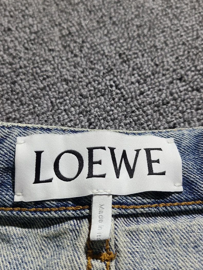 Loewe Loewe Women's Denim Pants Size 36-2508 Size US 36 / EU 52 - 2 Thumbnail