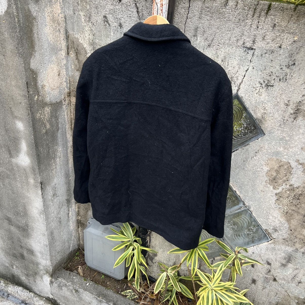 agnes b. “AGNES B.” ZIP UP BLACK WOOL JACKET Size US XL / EU 56 / 4 - 7 Thumbnail