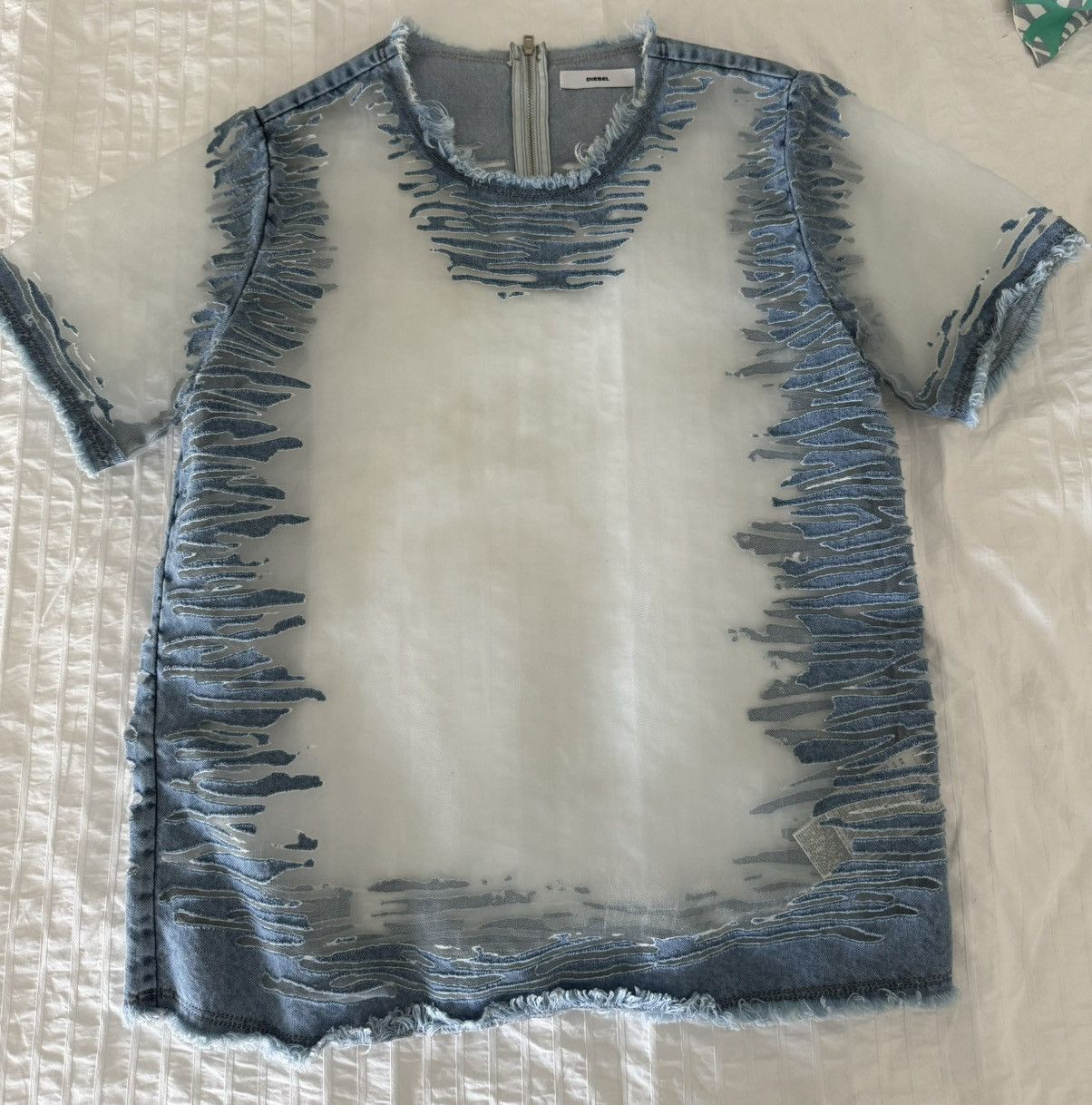 Diesel Diesel Oversized See Through Tee Size S / US 4 / IT 40 - 2 Thumbnail