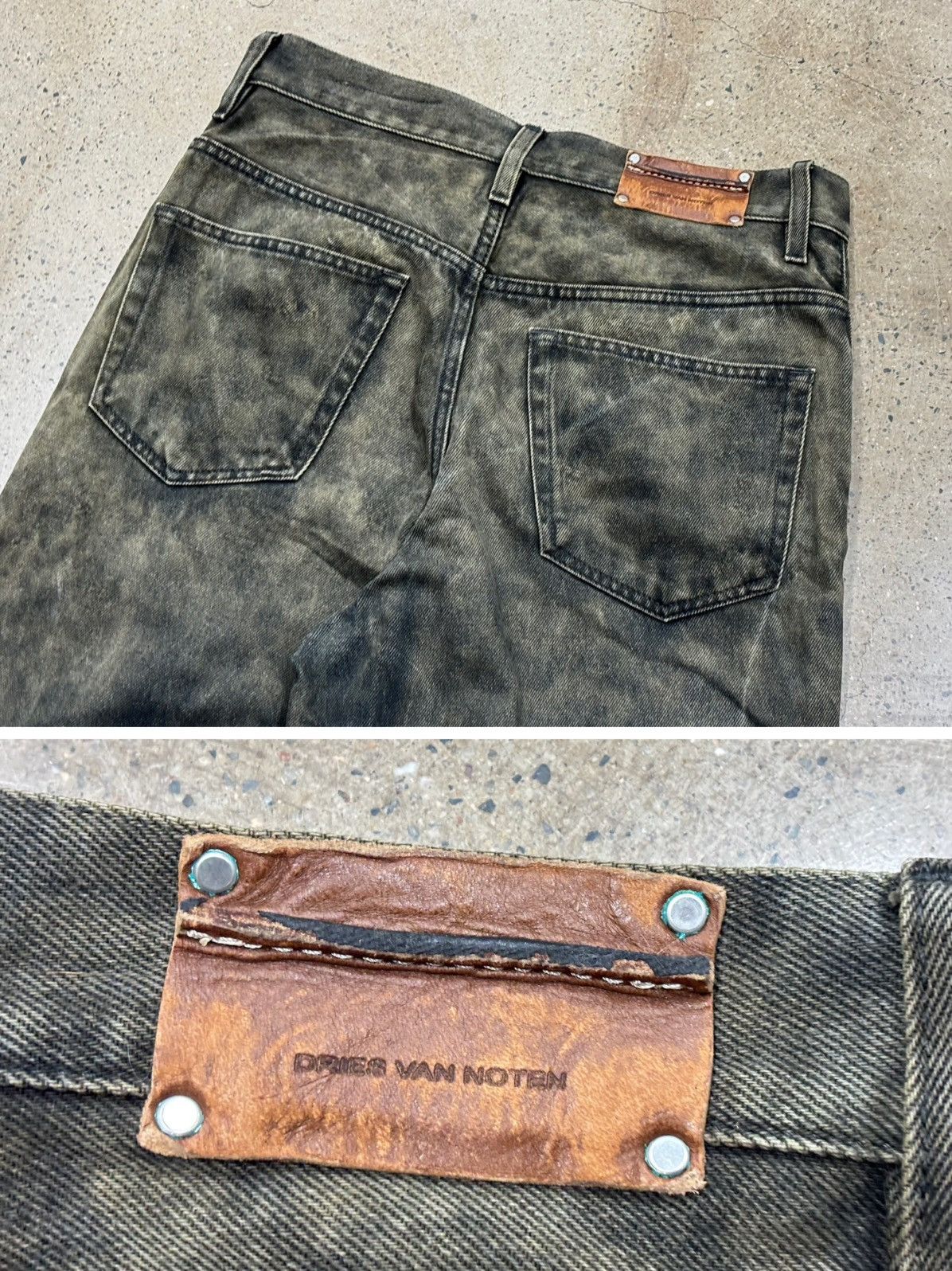 Dries Van Noten Dries Van Noten DVN Noten Garment Dyed Pine Pants Size US 31 - 5 Thumbnail