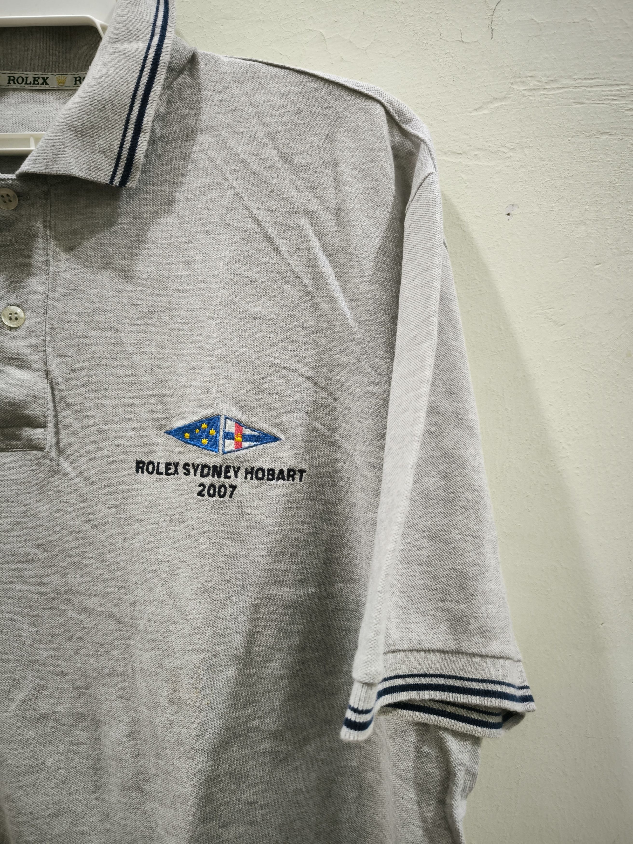 Rolex Rolex Sydney Hobart 2007 Made in Italy Polo Shirt Size US XXL / EU 58 / 5 - 14 Thumbnail