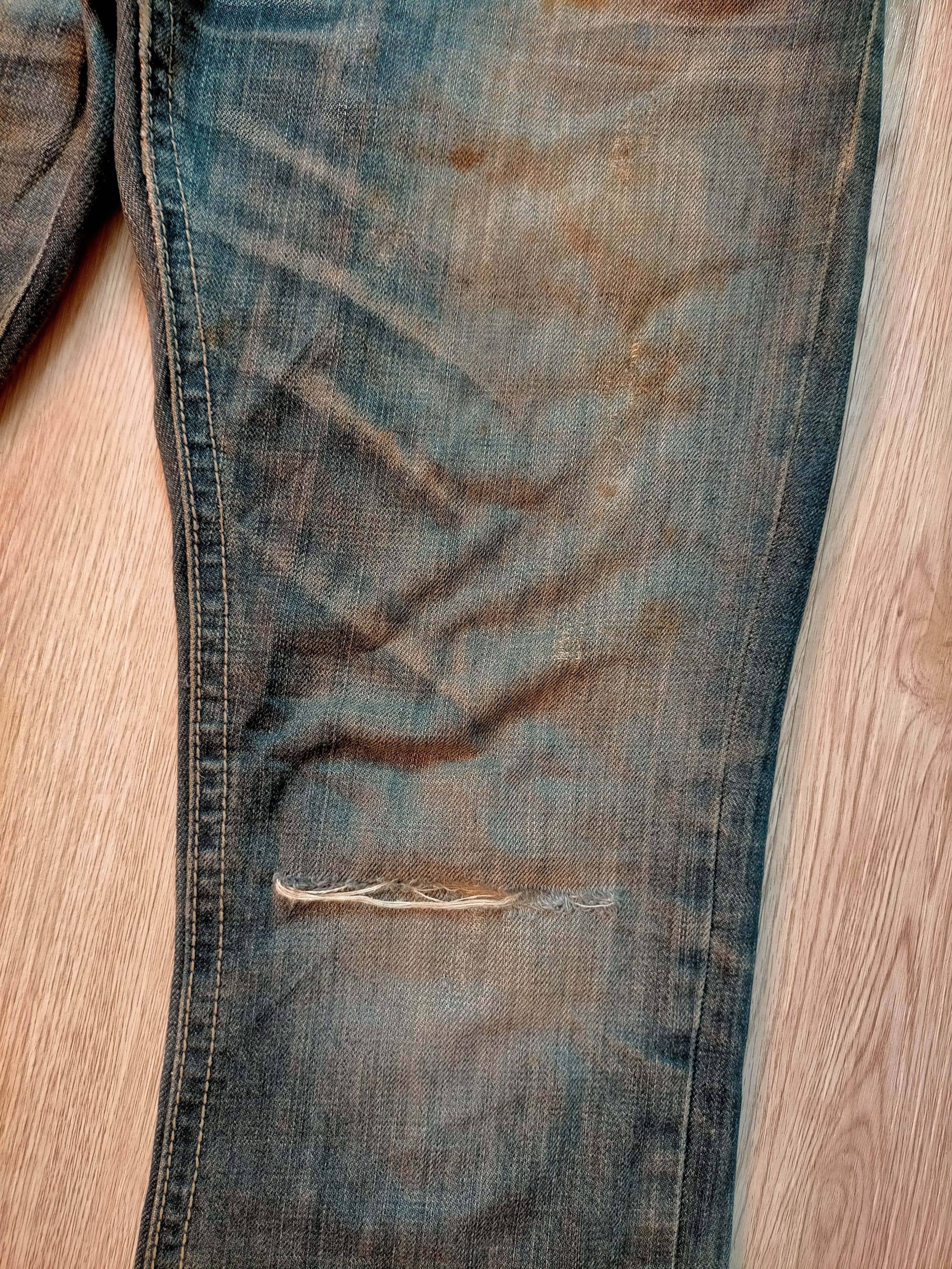 If Six Was Nine × Japanese Brand Flare Jeans Semantic Design Leather pocket Boot cut Denim Size US 31 - 8 Thumbnail
