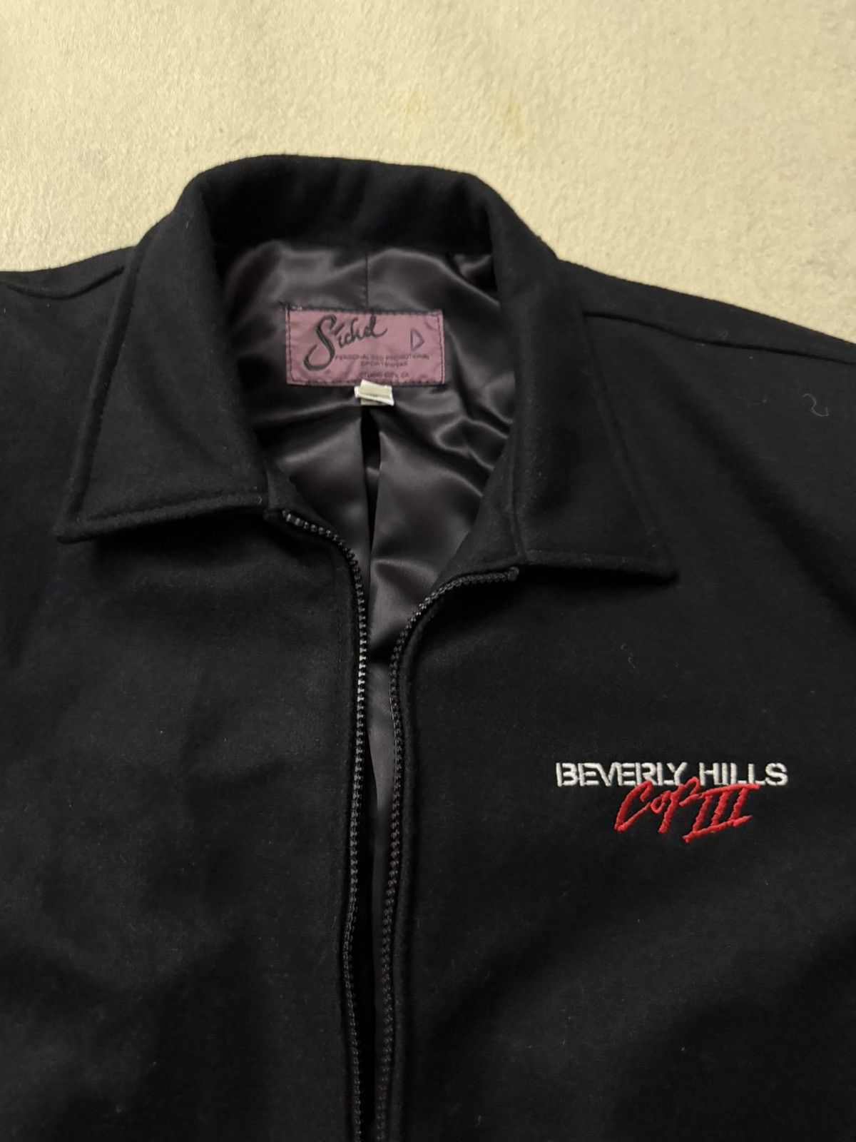 Vintage 90s 1994 Beverly Hills Cop 3 Eddie Murphy Varsity Jacket 2X Size US XXL / EU 58 / 5 - 4 Thumbnail