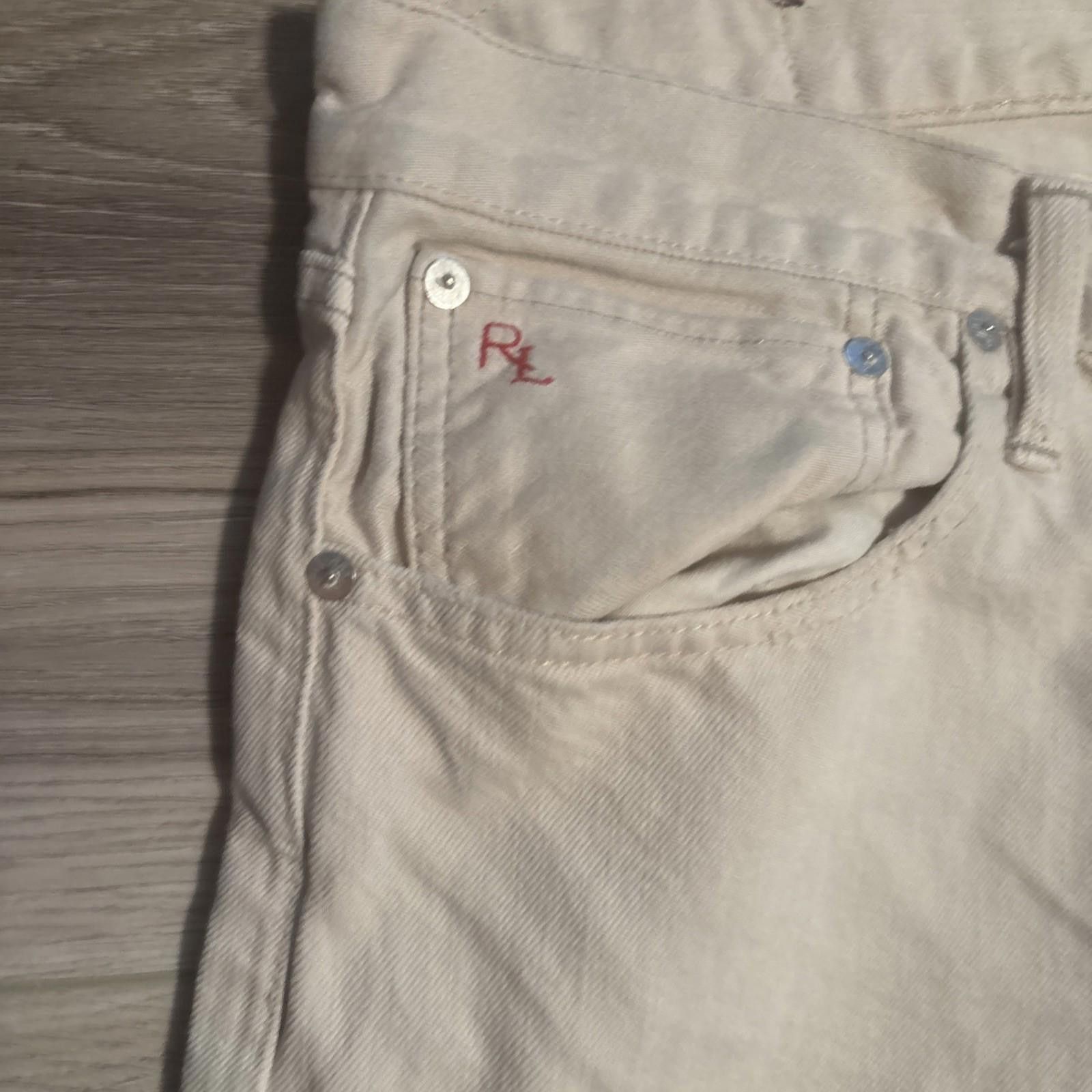 Polo Ralph Lauren Polo Ralph Lauren Jeans Mens Chino Work Pants 36x30 Khaki Size US 36 / EU 52 - 2 Thumbnail