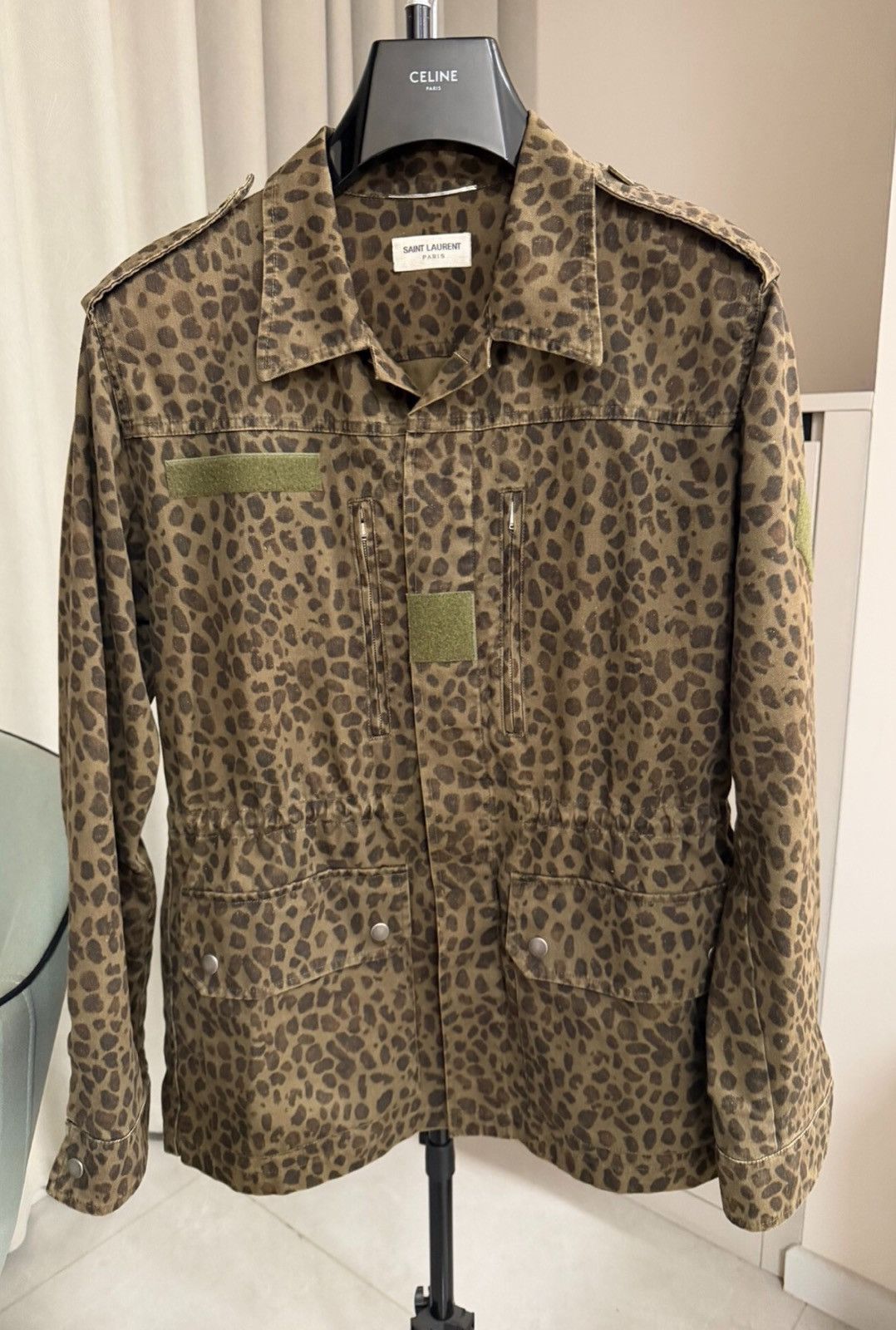 Saint Laurent Paris Saint Laurent 2018FW Leopard Jacket Size US M / EU 48-50 / 2 - 1 Thumbnail