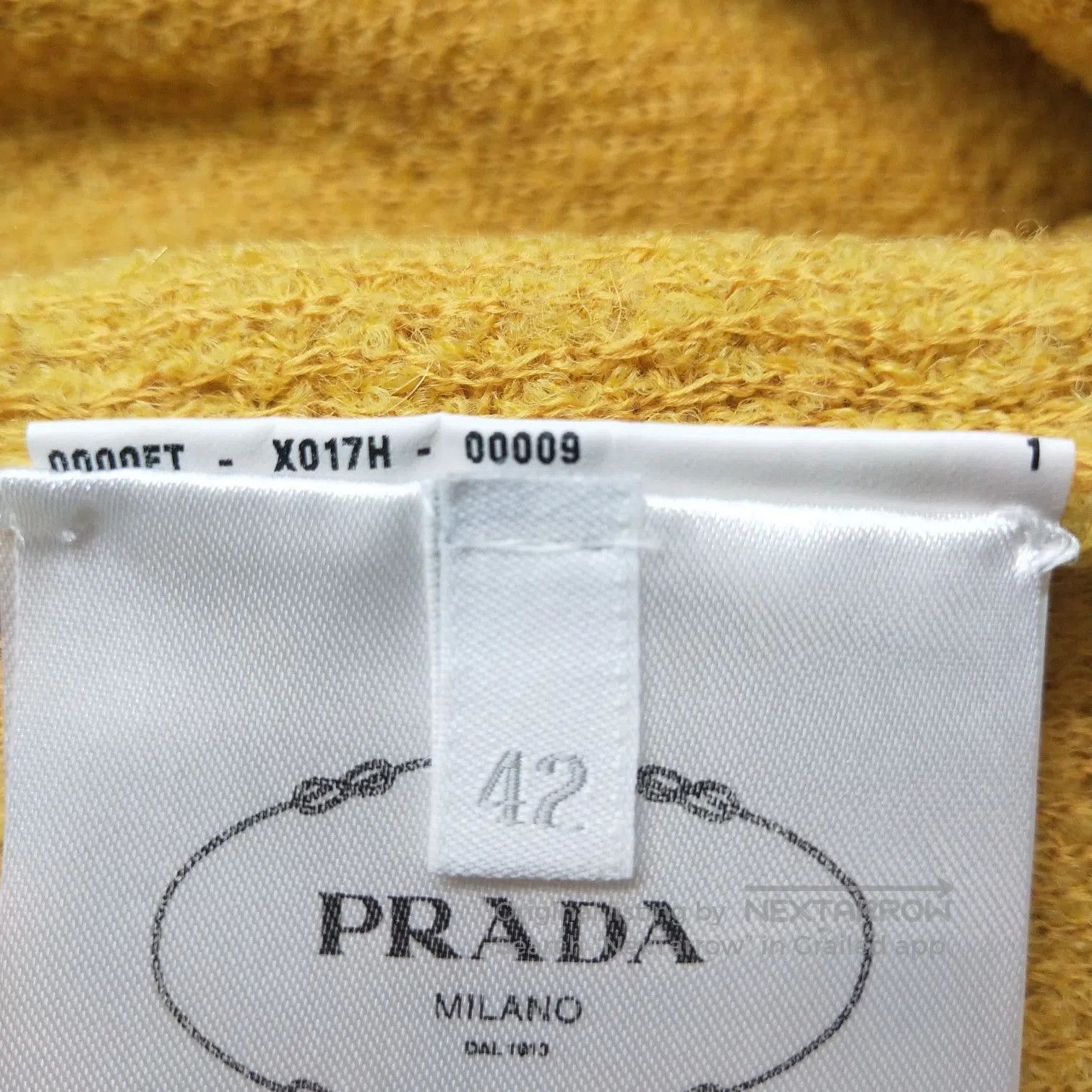 Prada Prada Yellow Alpaca Blend Midi Skirt . Size 41" - 7 Thumbnail