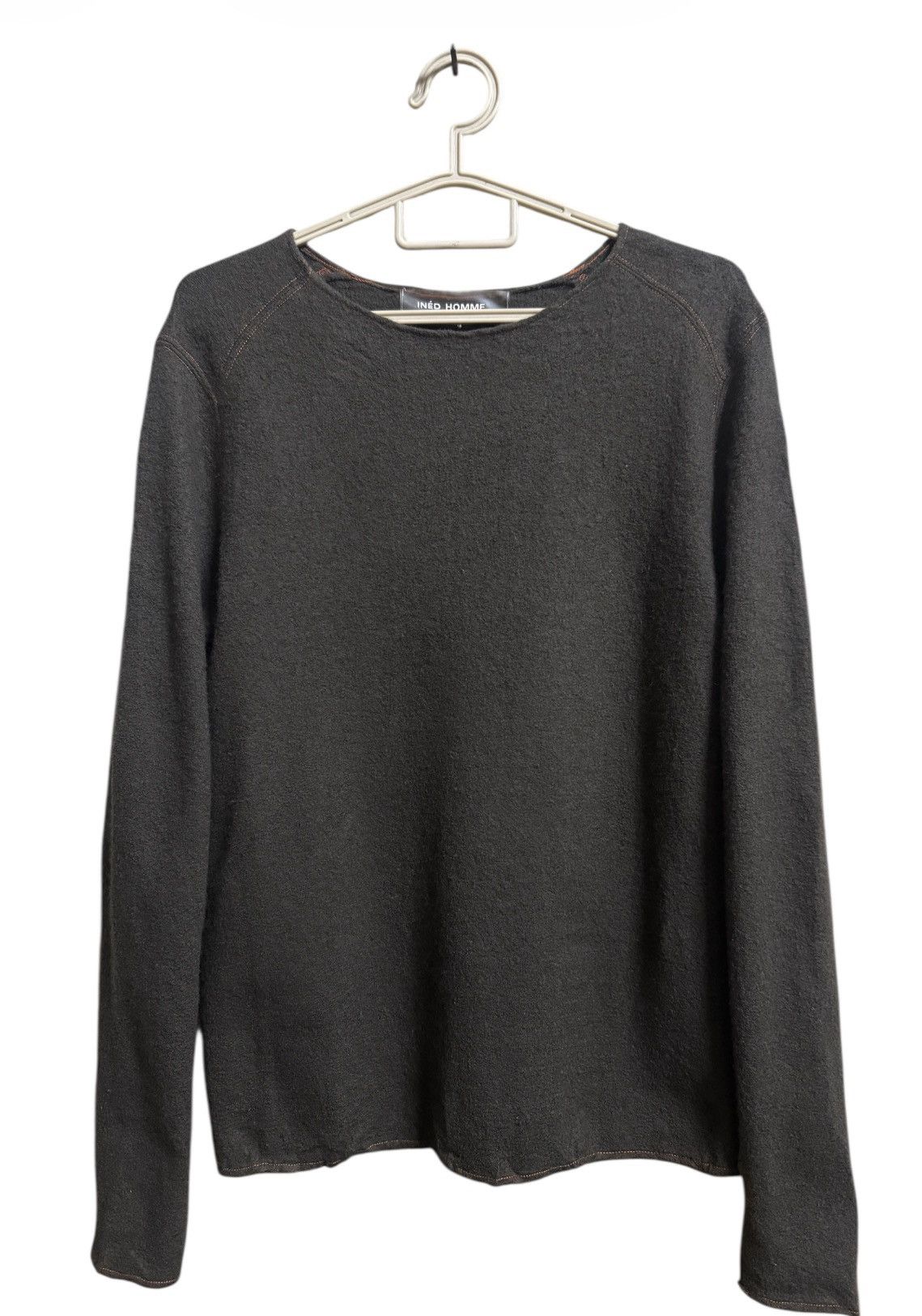 Yohji Yamamoto INED HOMME Wool Rib Knit Brown Size US M / EU 48-50 / 2 - 1 Thumbnail