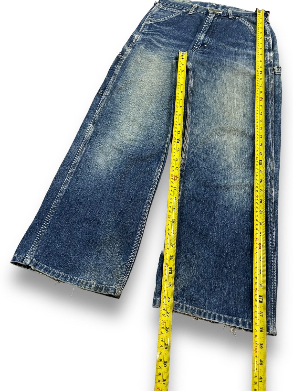 Lee Vintage 90s Lee Mud Wash Baggy Carpenter Jeans Size US 29 - 16 Thumbnail
